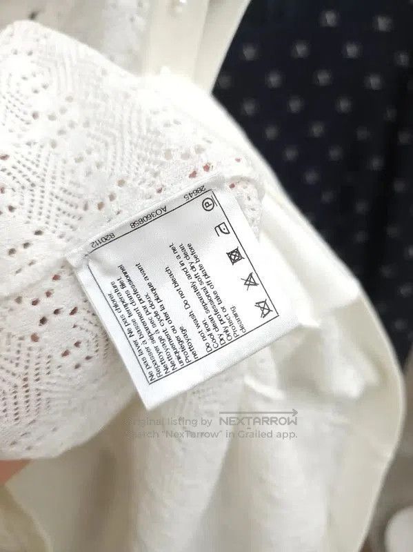 Chanel Chanel White Cotton Short Sleeve Top . Size L / US 10 / IT 46 - 5 Thumbnail