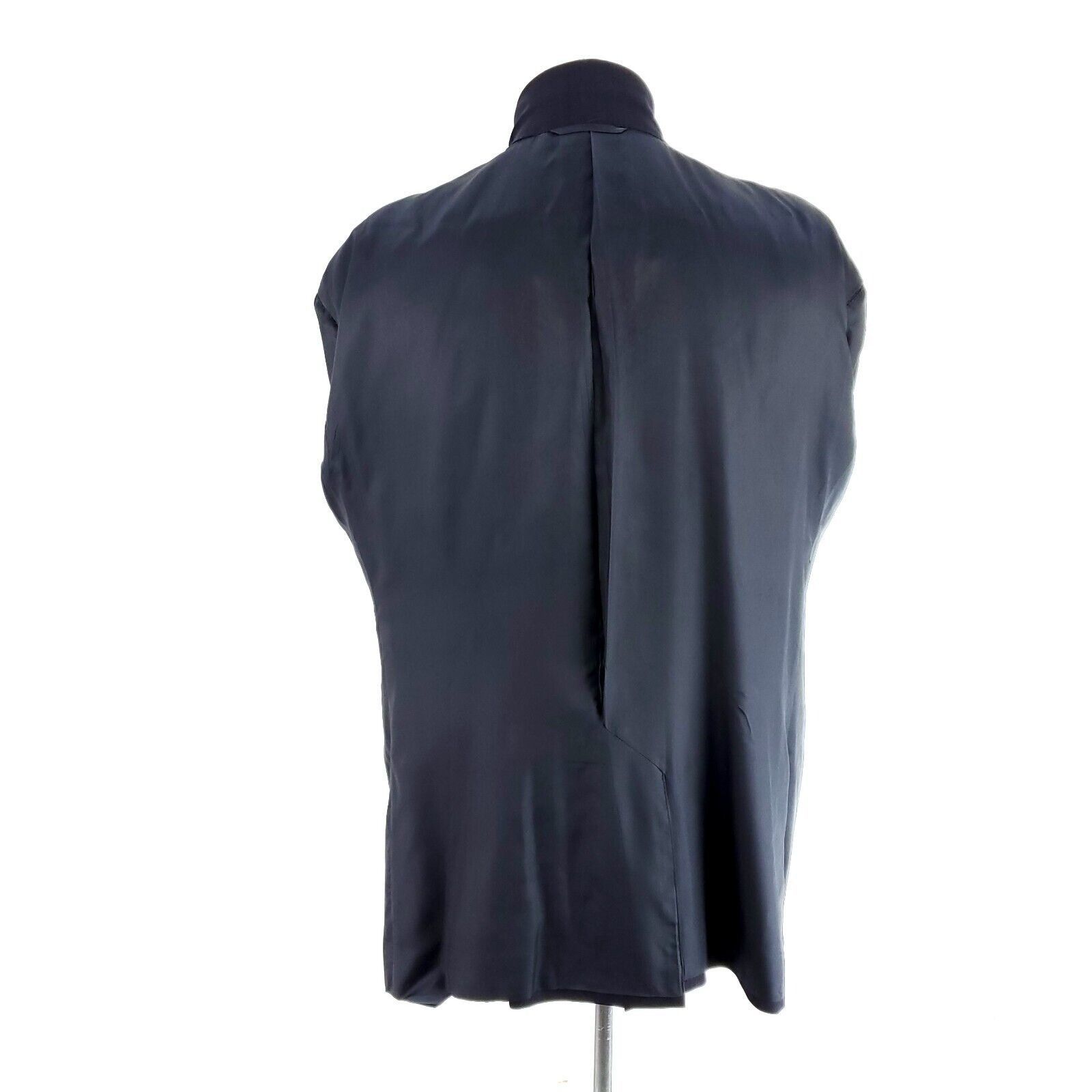 Hickey Freeman Hickey Freeman Bespoke Wool 2 Button Blazer 46R Blue Herring Size 46R - 11 Thumbnail