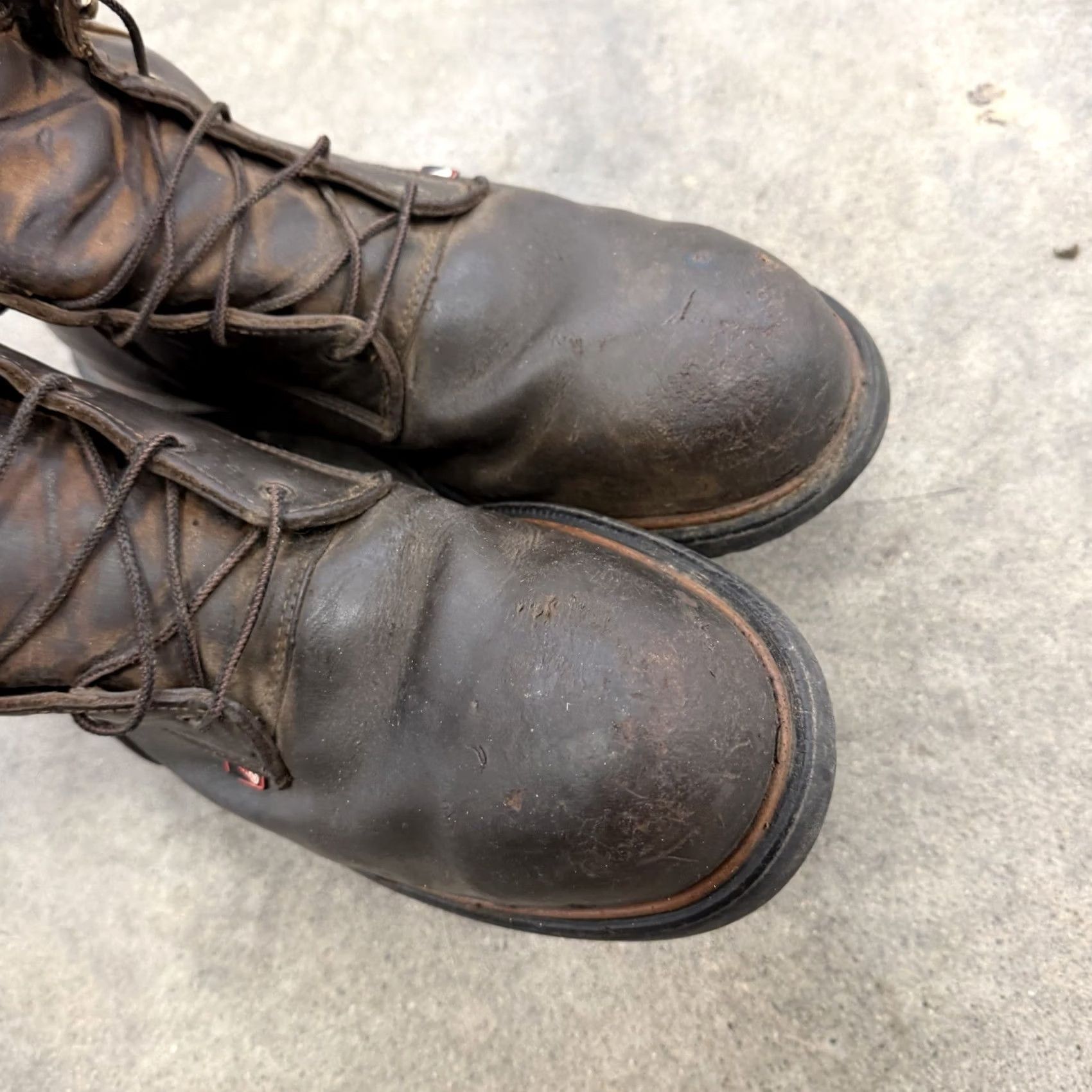 Red Wing Red Wing Shoes 4200 Work Boots Mens 13 E2 Safety Toe USA Made Brown Lace Up ASTM F2413 Boots Mens Brown USA 13 Leather Work USA Made Tailored Size US 12 / EU 45 - 6 Thumbnail