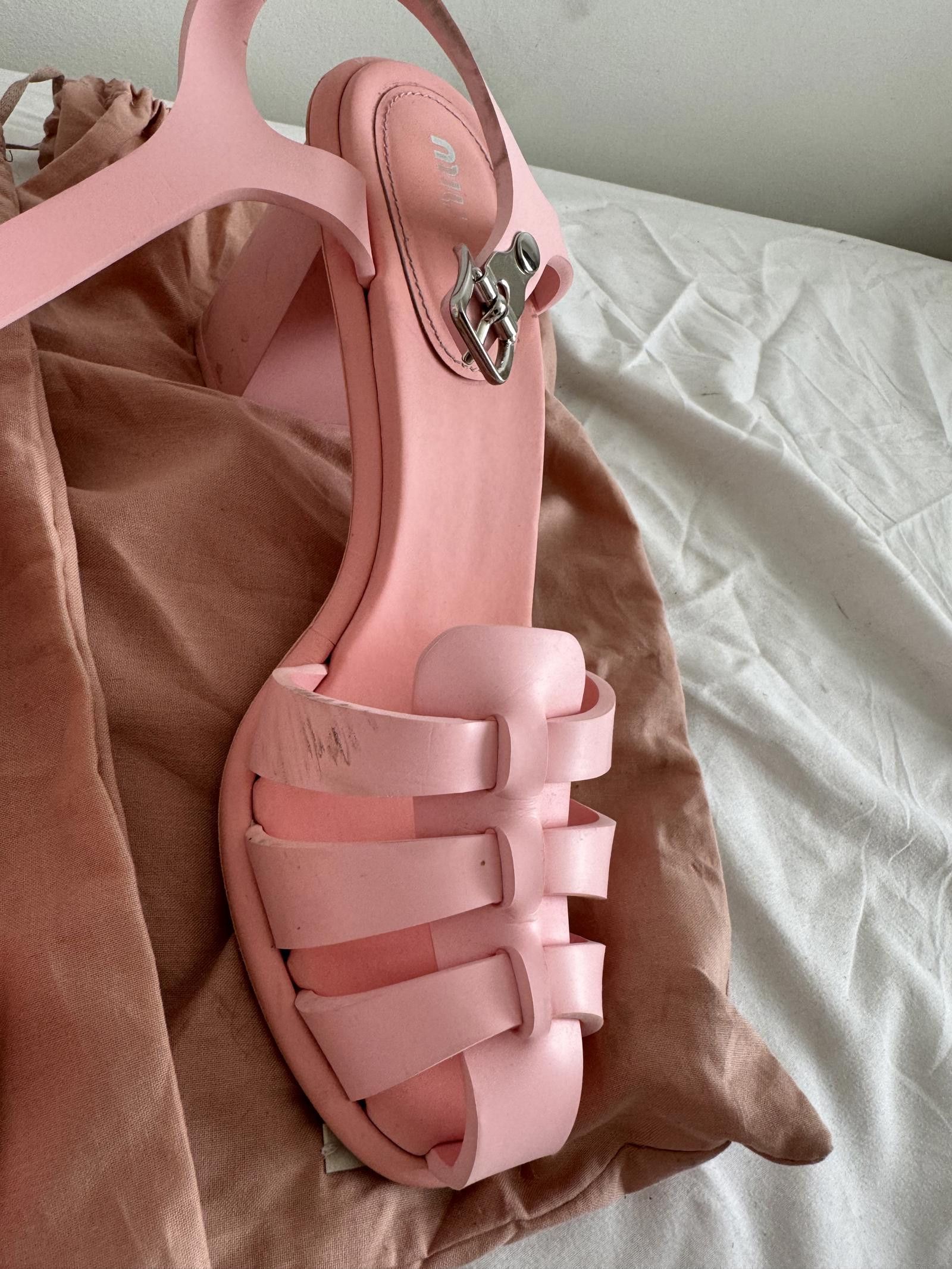 Miu Miu Miu Miu Jelly Sandals. Pink. UK 7. Size US 9 / IT 39 - 5 Thumbnail