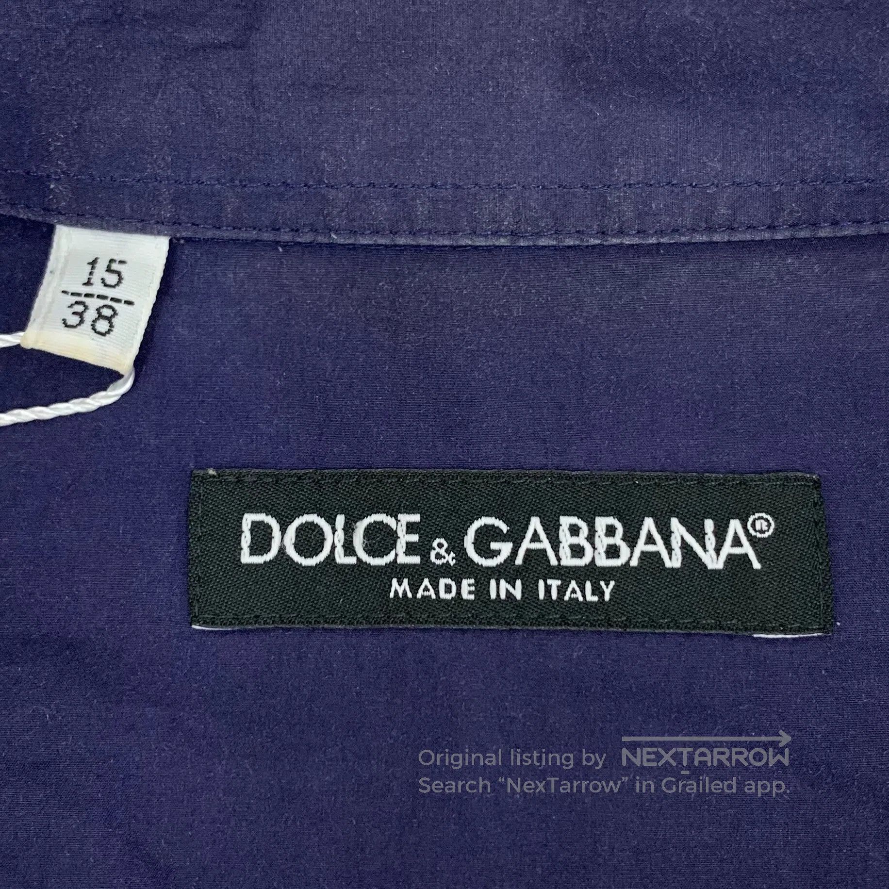 Dolce & Gabbana Dolce Gabbana Dark Blue Pattern Printed Cotton Lapel Singl Size XS / US 0-2 / IT 36-38 - 5 Thumbnail