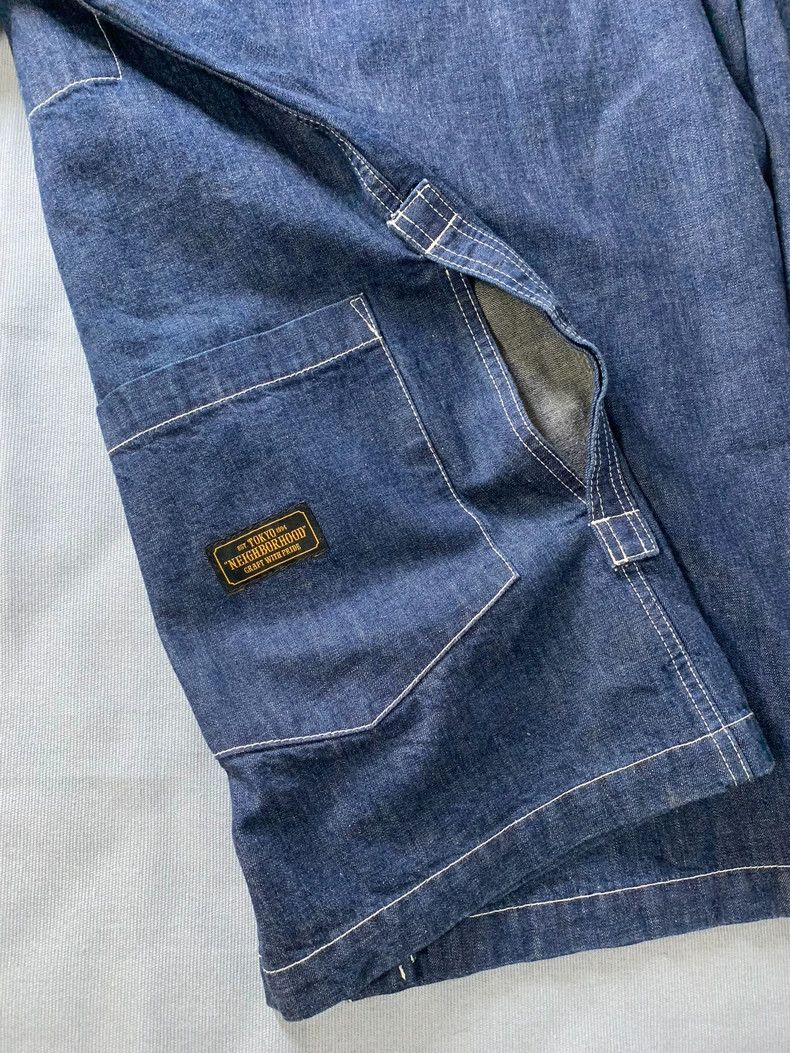 Neighborhood NEIGHBORHOOD Nissan Long Denim Jacket 2504-Nextarrow Size US L / EU 52-54 / 3 - 4 Thumbnail