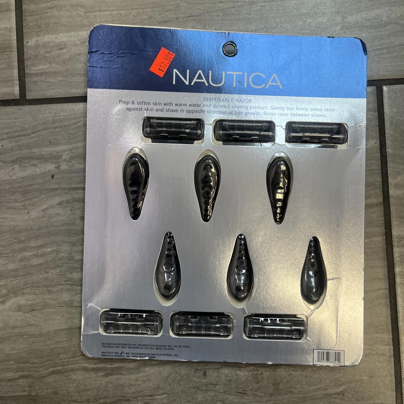 Nautica Nautica Disposable Razor Shave Comfort Men Grooming 6 Razors Size ONE SIZE - 2 Thumbnail