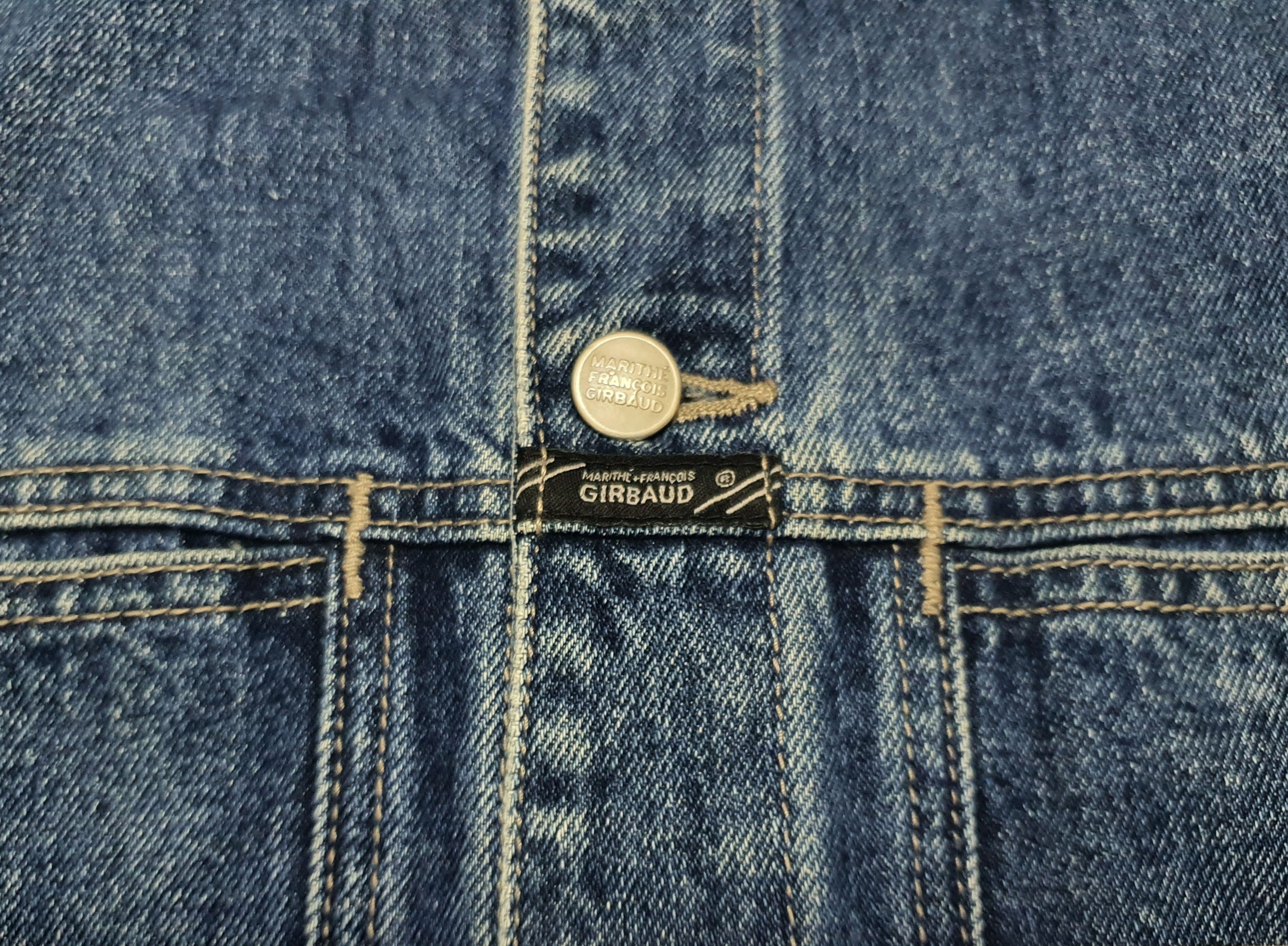 Marithe + Francois Girbaud MARITHE FRANCOIS GIRBOUD Blue Denim Jacket, XL. Size US XL / EU 56 / 4 - 15 Thumbnail
