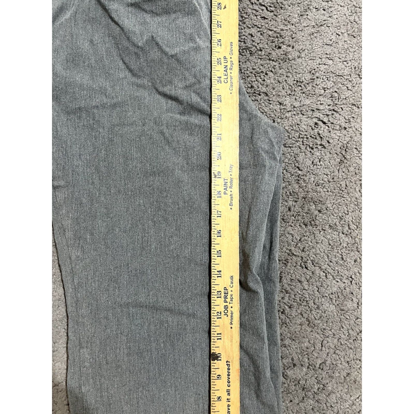 Talbots VINTAGE Talbots The Weekend Chino Pants 16P Gray Cropped Hemmed Flat Front Pants Womens Petite 21in Inseam Size 38" / US 16 / IT 52 - 6 Thumbnail