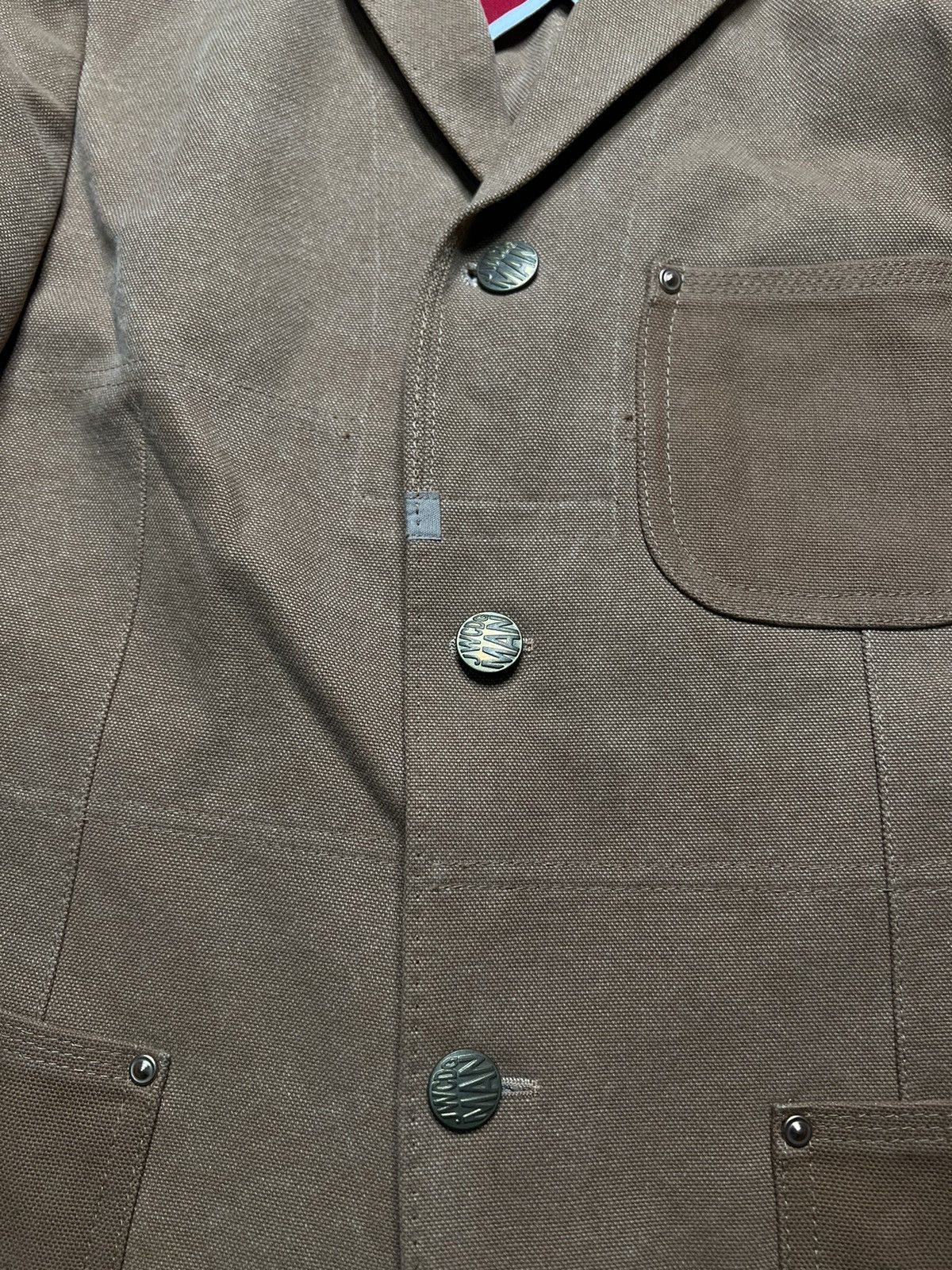 Junya Watanabe Junya Watanabe S/S 12 Heavy Canvas Cotton Patchwork Blazer Size US XS / EU 42 / 0 - 5 Thumbnail