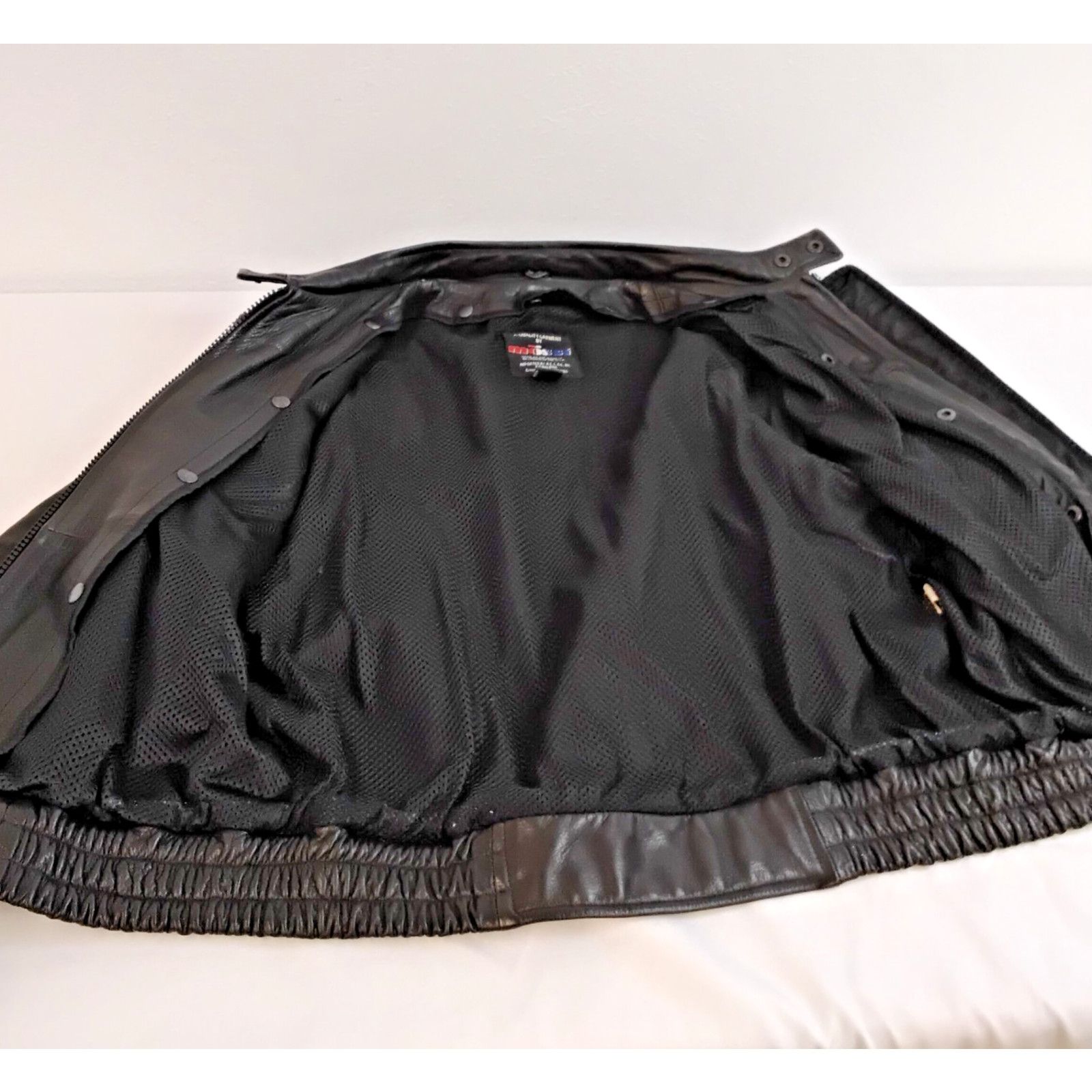 Other Mossi Leather Motto Jacket Men's 42 Black Mesh Lining Size US M / EU 48-50 / 2 - 5 Thumbnail
