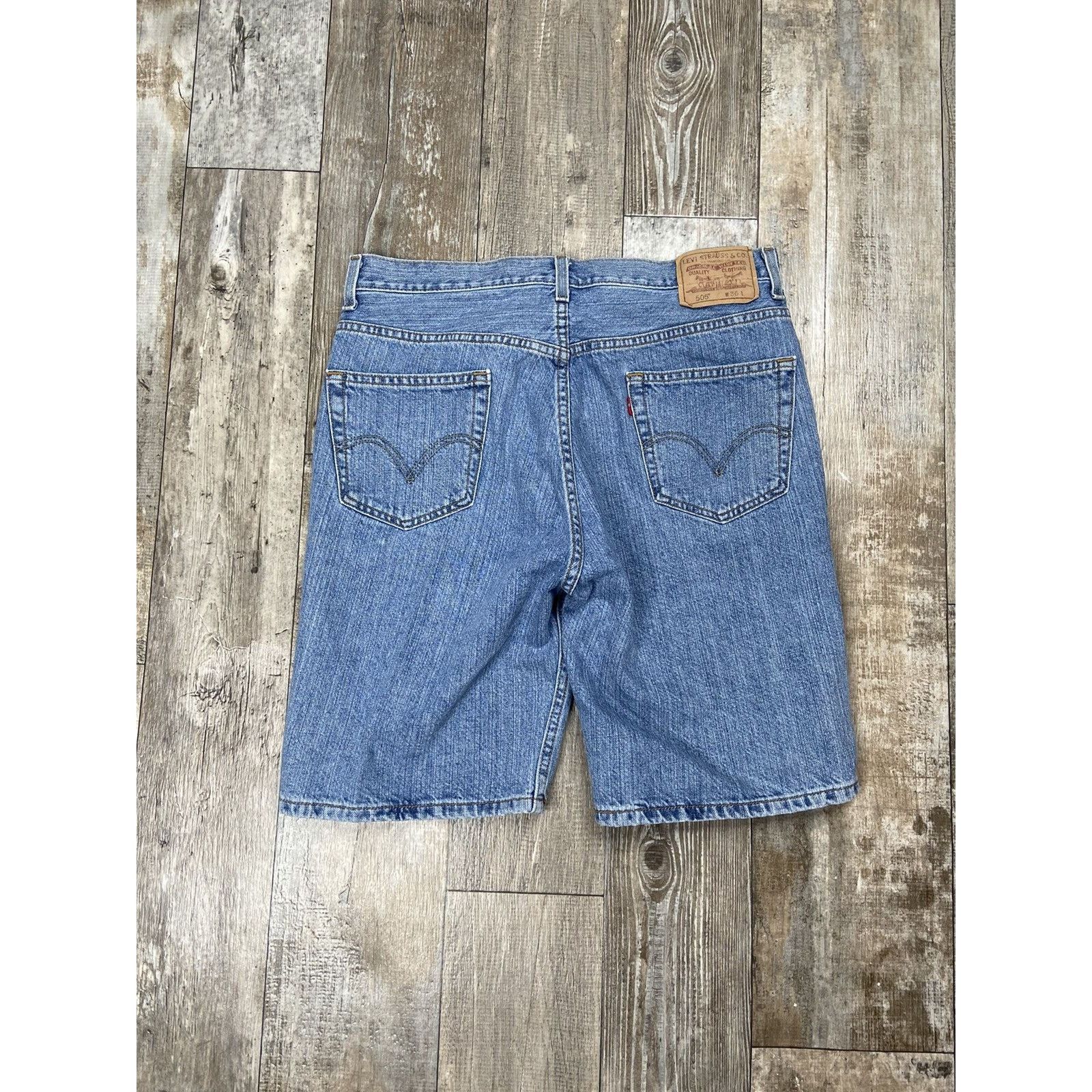 Levi's × Vintage Grunge Essential Vintage Y2K Levis Shorts Faded Baggy USA Size US 34 / EU 50 - 6 Thumbnail