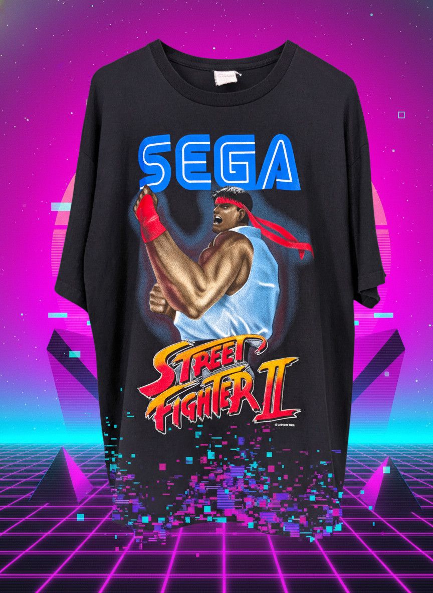 Street Fighter Rare Vintage Street Fighter II ©1990 Size US XL / EU 56 / 4 - 5 Thumbnail
