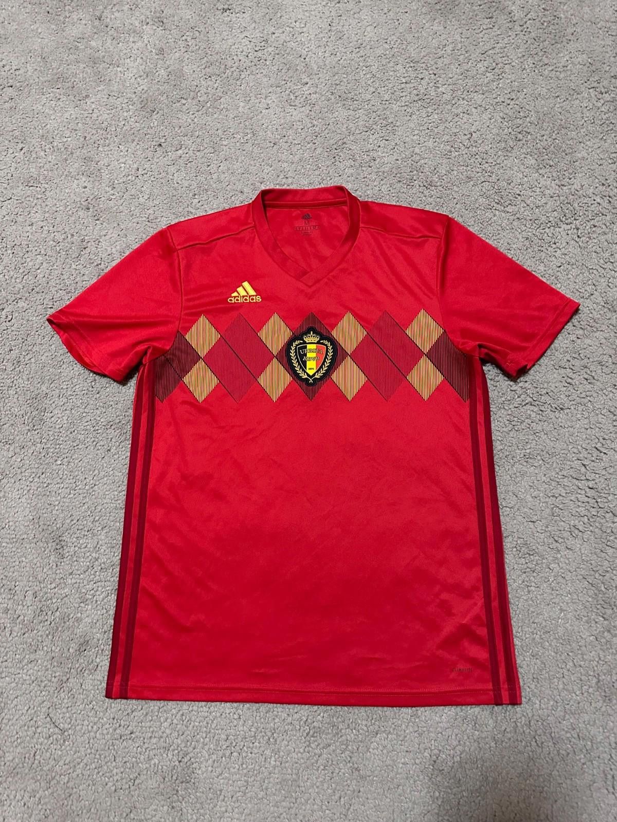 Adidas Belgium Adidas 2018 Football Shirt Soccer Jersey Size US L / EU 52-54 / 3 - 1 Thumbnail