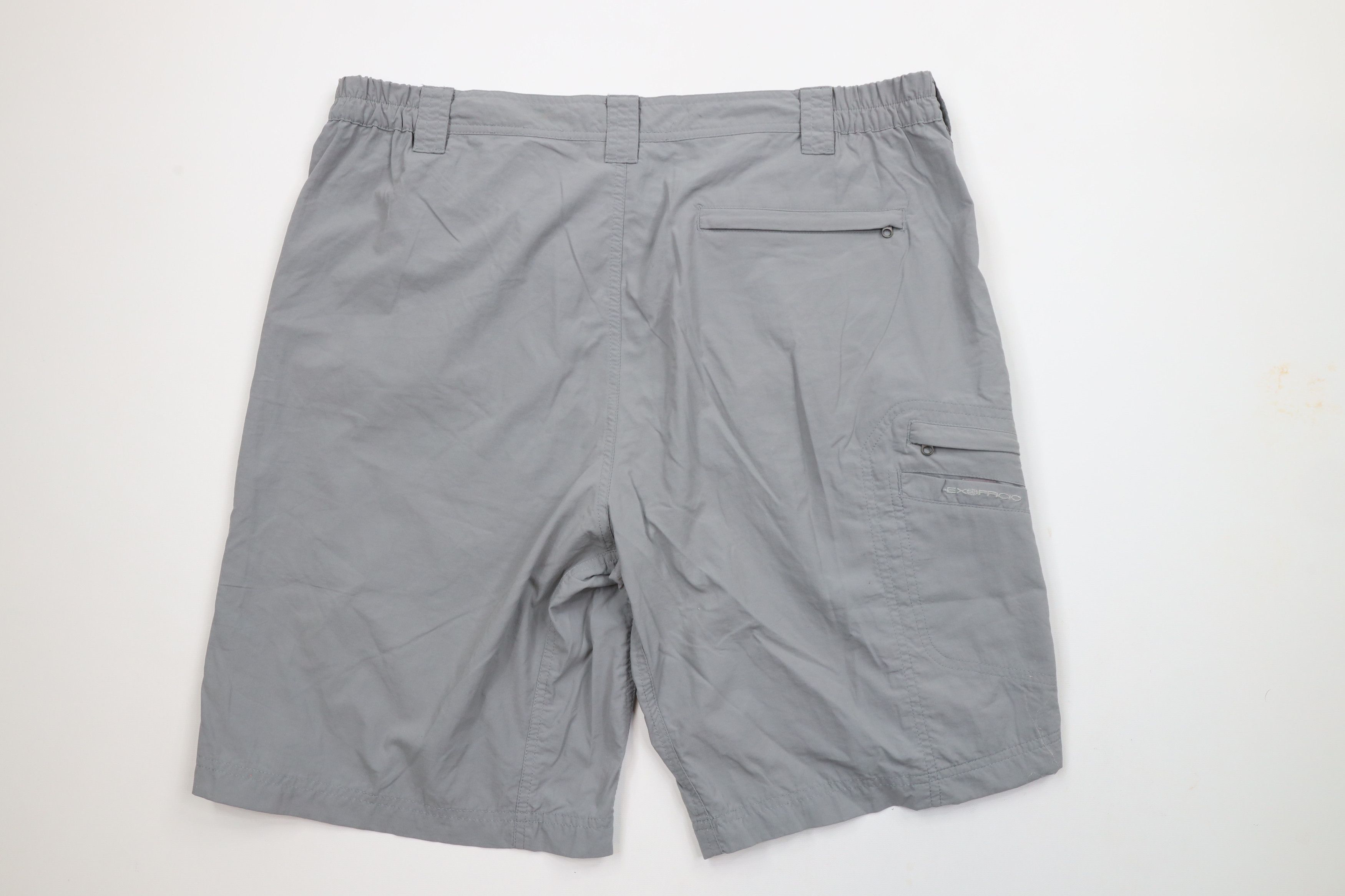 ExOfficio × Vintage Vintage ExOfficio Hiking Trail Cargo Shorts Gray Nylon Size US 36 / EU 52 - 8 Thumbnail