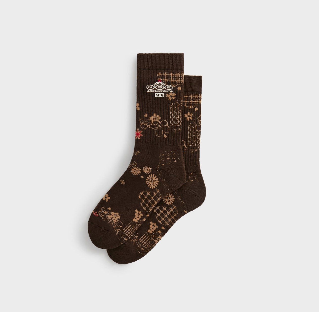 Columbia × Kith Kith x Columbia NSE Landscape Socks in “Kindling” Logo Size ONE SIZE - 1 Thumbnail