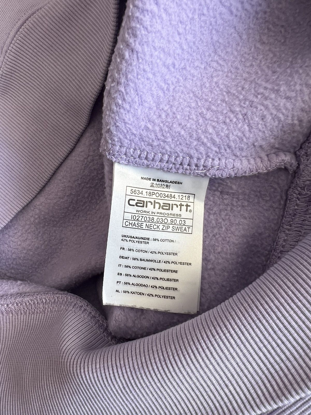 Carhartt Carhartt-WIP Chase Quarter-Zip High Neck Sweatshirt Size US S / EU 44-46 / 1 - 6 Thumbnail