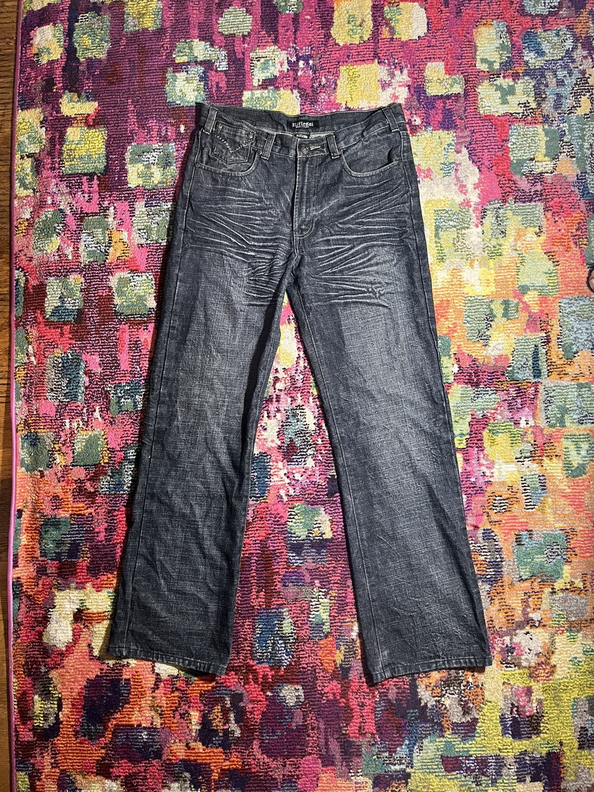 Japanese Brand Black Rock Jeans Size US 33 - 1 Thumbnail