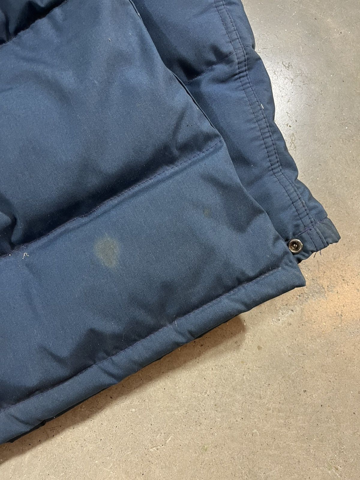 Vintage Vintage 70s North Face Down Puffer Jacket Hooded Blue Green Size S / US 4 / IT 40 - 8 Thumbnail