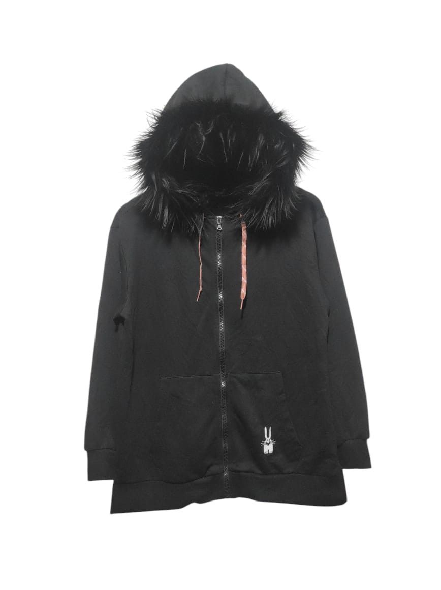 Hysteric Glamour Peter Jensen Black Zip Fur Hoodie if6was9 LGB style Size US M / EU 48-50 / 2 - 1 Thumbnail