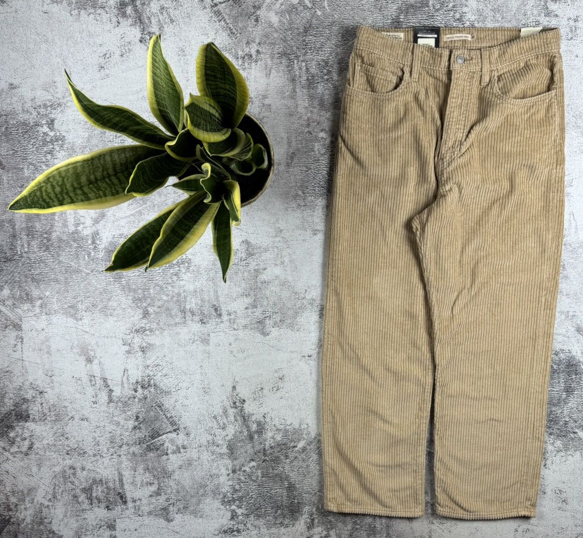 Levi's Levis NEW Ribcage Straight Ankle Velvet Velour Men’s High Rise Pants Trousers Size US 30 / EU 46 - 2 Thumbnail