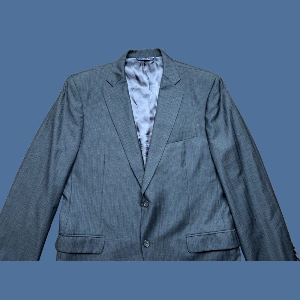 Brooks Brothers VINTAGE Brooks Brothers Blazer Men 42R Wool Sport Coat Madison Stripe Gray USA Made Notch Lapel Double-Vented 2-Button Regular Chest 42 in"} Size 42R - 1 Thumbnail