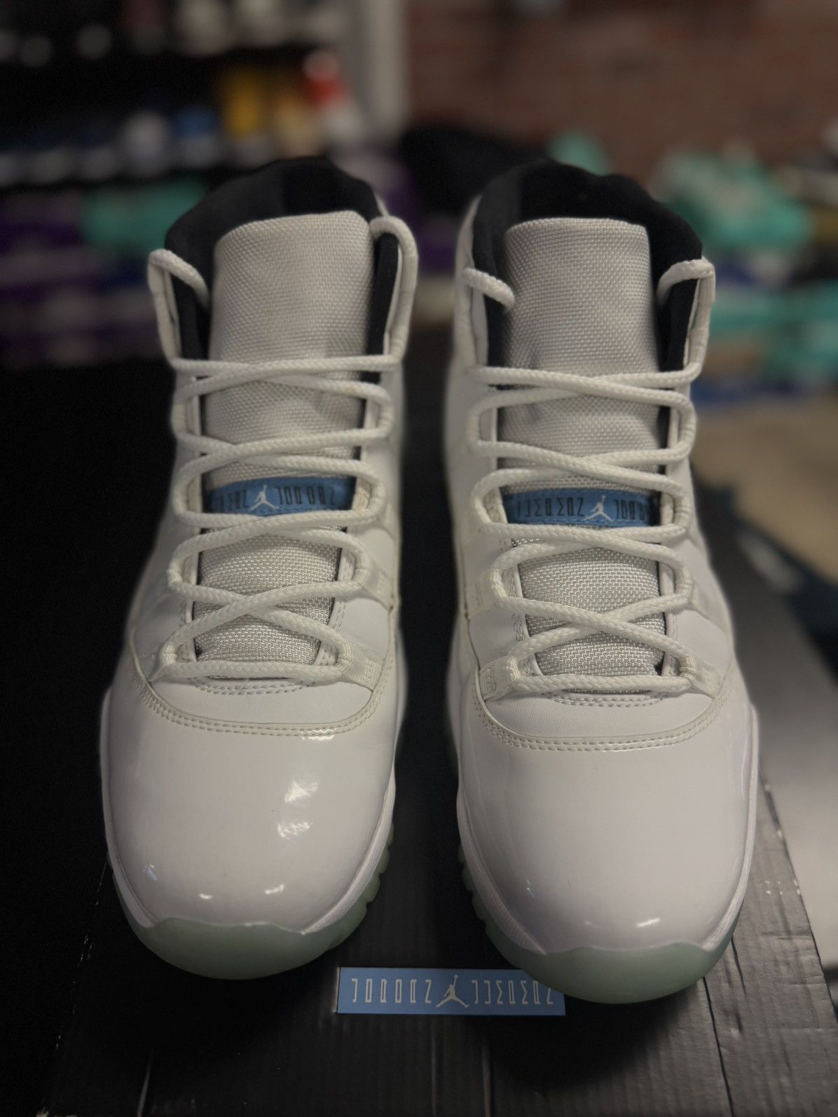 Jordan Brand × Nike Jordan 11 Legand Blue Size 11.5 2014 OG Clean 🧼 Size US 11.5 / EU 44-45 - 9 Thumbnail
