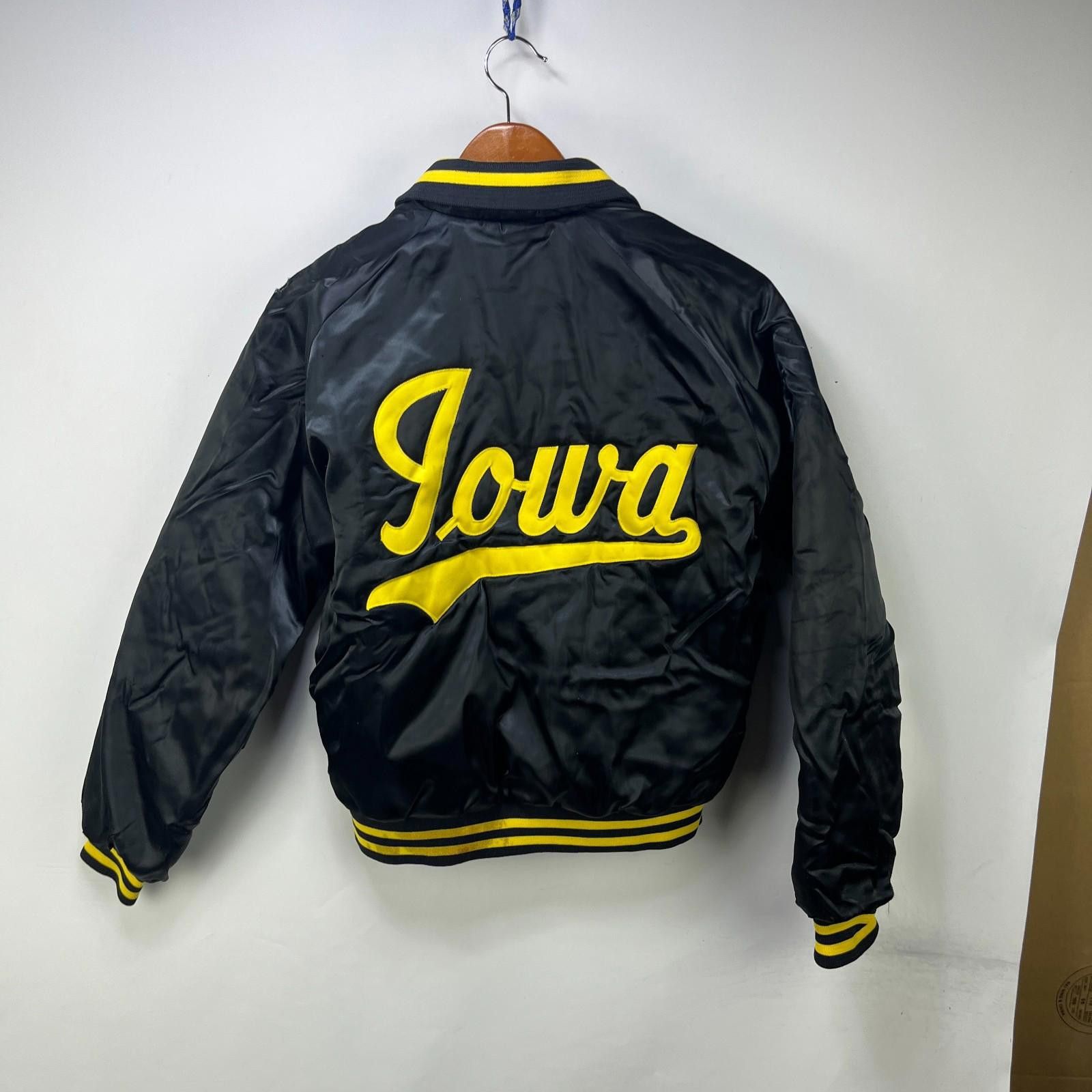 Other Vintage Iowa Hawkeyes Varsity Bomber Jacket Medium Size ONE SIZE - 1 Thumbnail
