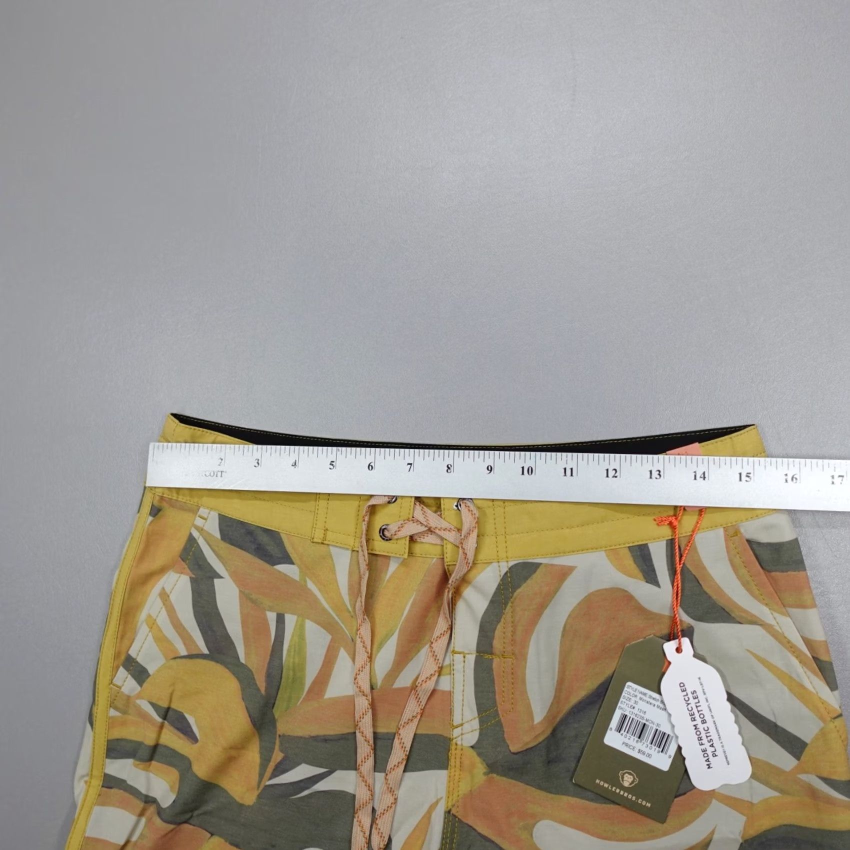 Howler Brothers Howler Brothers Board Shorts Bruja Monstera Mash Swim Surf Hawaiian Size 30 Mens Regular Multicolor Quick Dry Pockets Lightweight Stretch Size US 30 / EU 46 - 5 Thumbnail