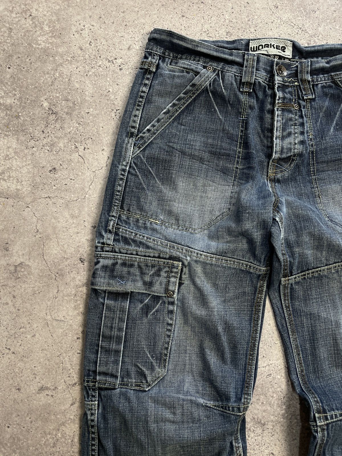 Diesel Vintage Junya Watanabe Balenciaga Style Distressed Jeans Size US 32 / EU 48 - 3 Thumbnail