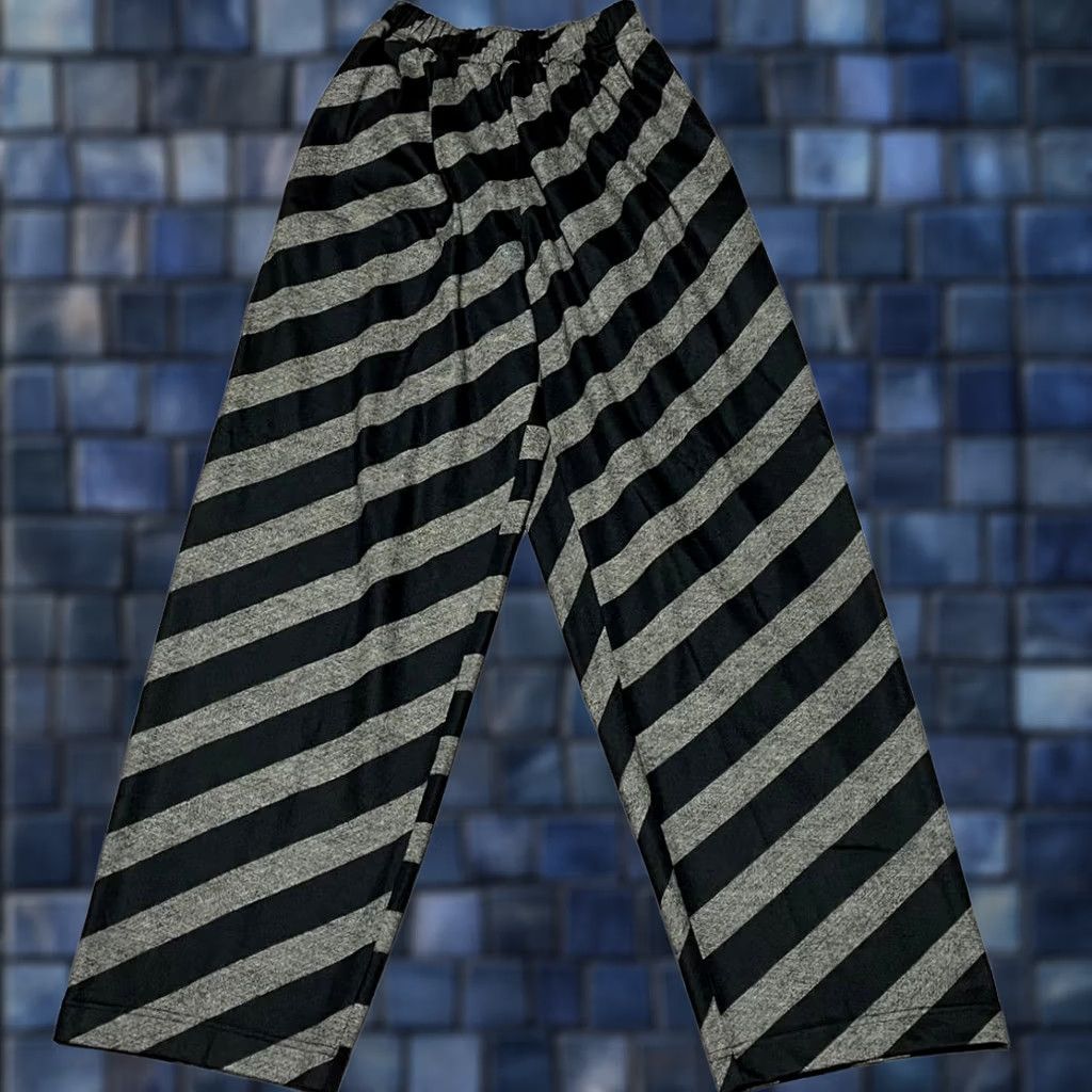 Issey Miyake ISSEY MIYAKE PLANTATION EASY PANTS Mens Wool Gray x Black Size M USED Size US 31 - 1 Thumbnail