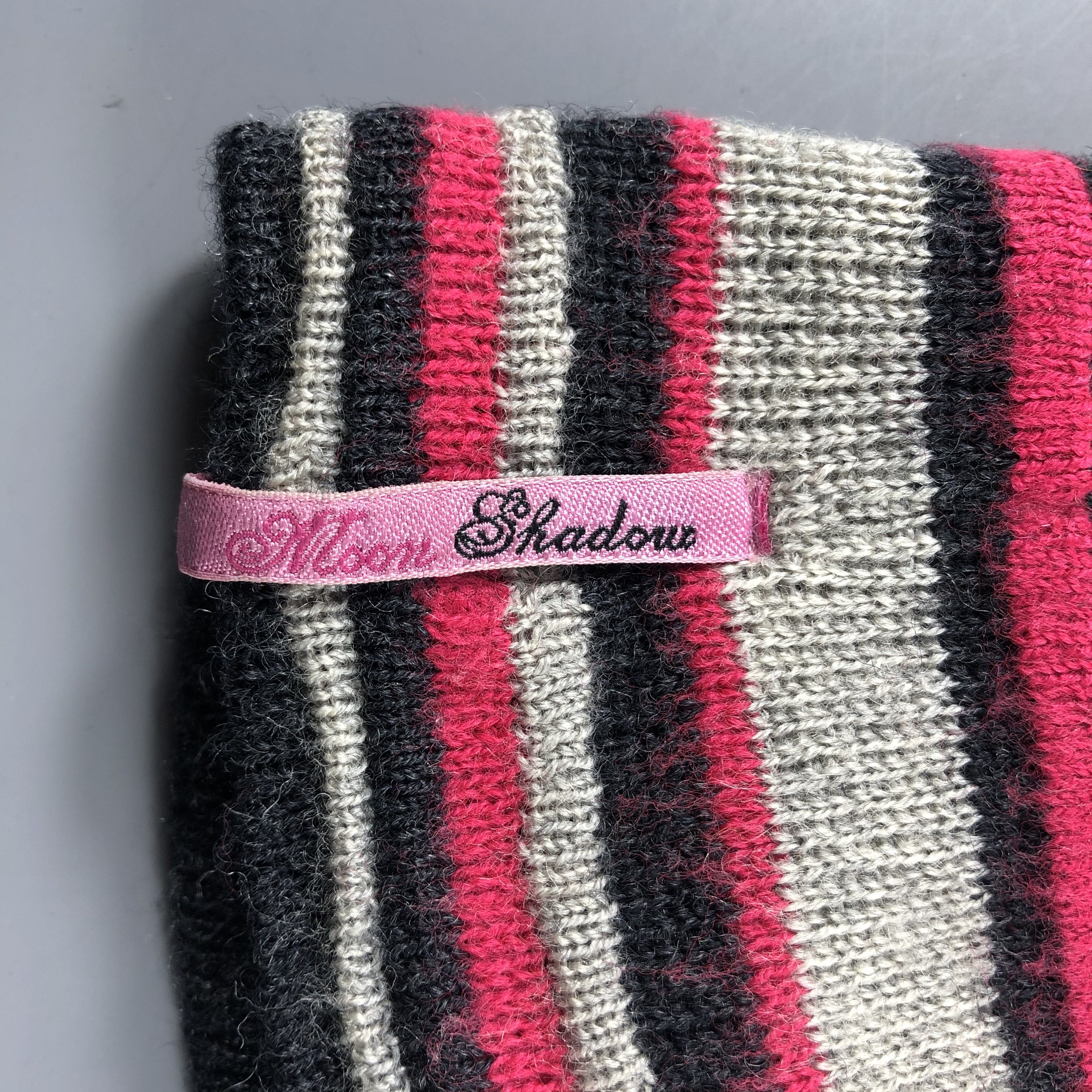 Other × Vintage Womens Moon Shadow Stripe Beanie Snow Hat Snow Cap -D123 Size ONE SIZE - 5 Thumbnail