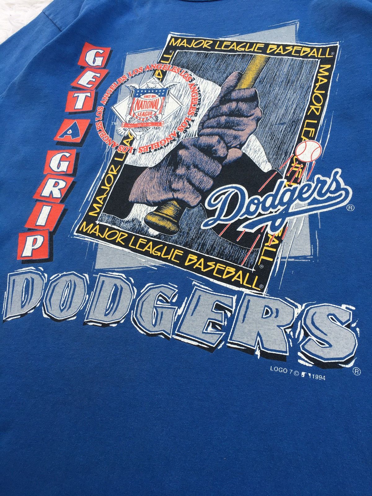MLB Rare Vintage MLB LA Dodgers National League Tshirt Size US L / EU 52-54 / 3 - 11 Thumbnail