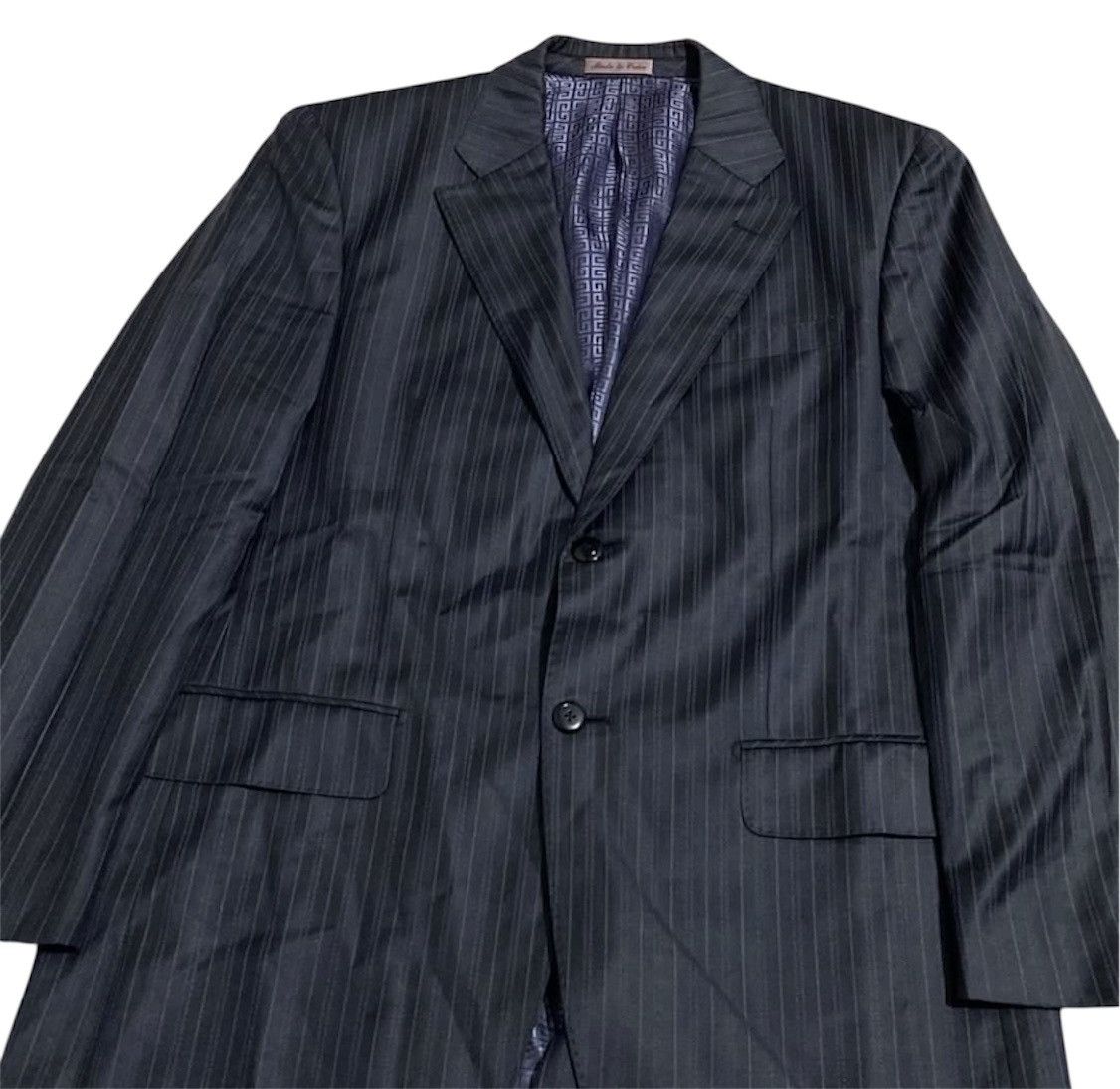 Givenchy Vtg Givenchy men stripe blazer Size 50L - 2 Thumbnail
