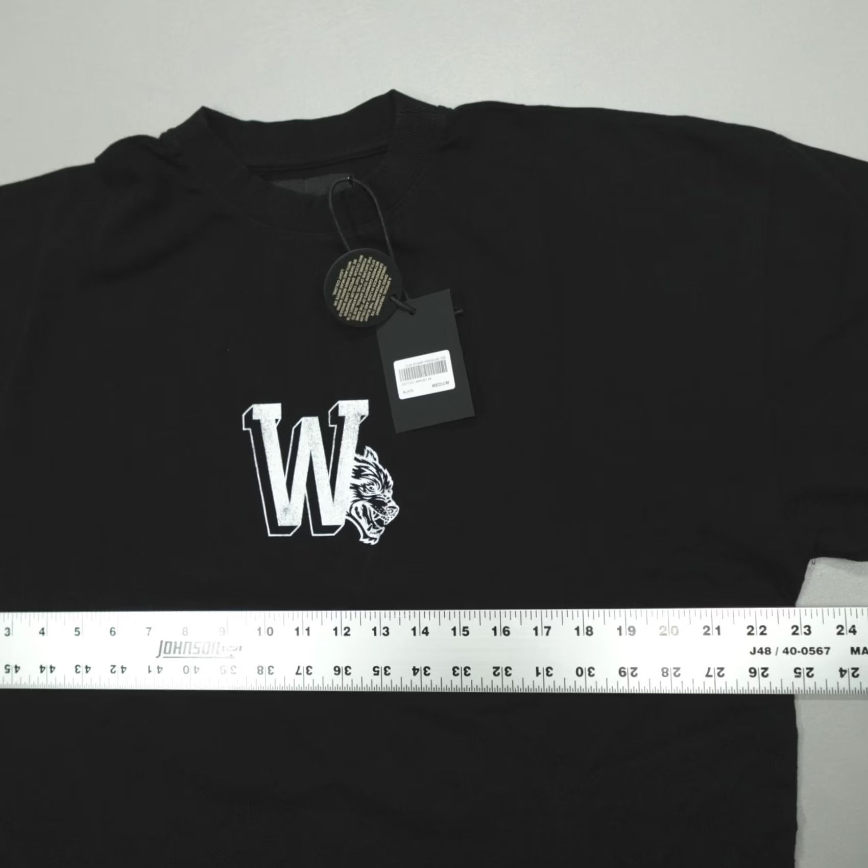 Darc Sport Darc Sport Our Stamp Premium Tee Shirt Relaxed Men's M Black Shirt Mens M Black Wolves Graphic Print Limited Edition Casual Tee Size US M / EU 48-50 / 2 - 6 Thumbnail