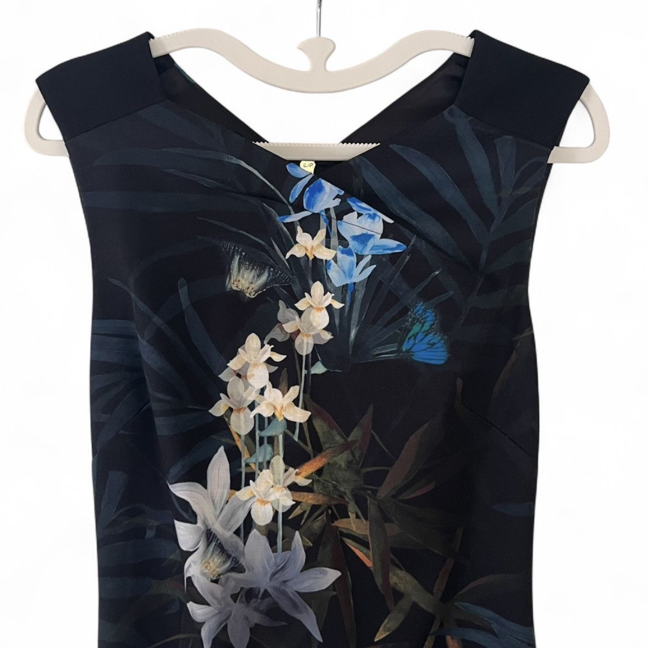 Ted Baker NWT Luxury Floral Sleeveless Midi Dress Size S Size S / US 4 / IT 40 - 3 Thumbnail