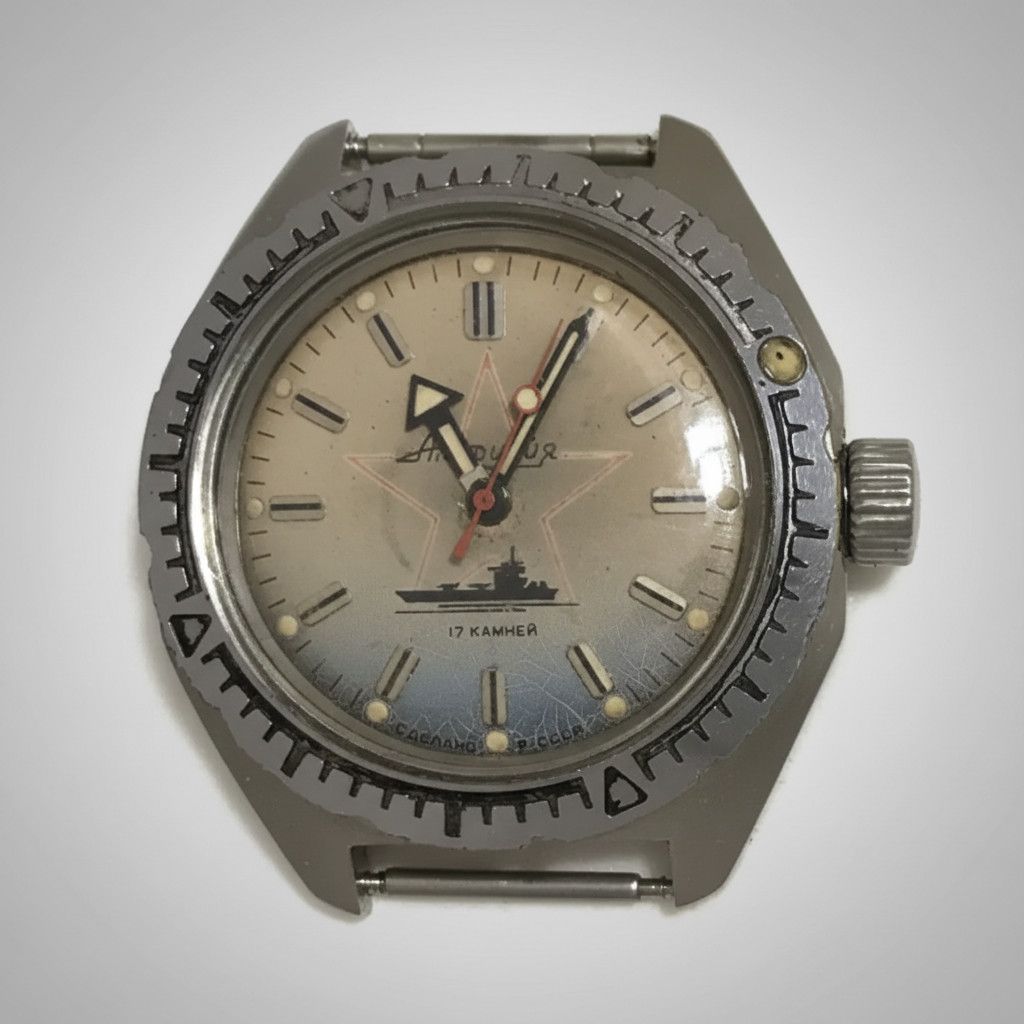 Vintage Vintage Mens Watch Vostok Amphibia USSR Ship Red Star 151 Size ONE SIZE - 4 Thumbnail