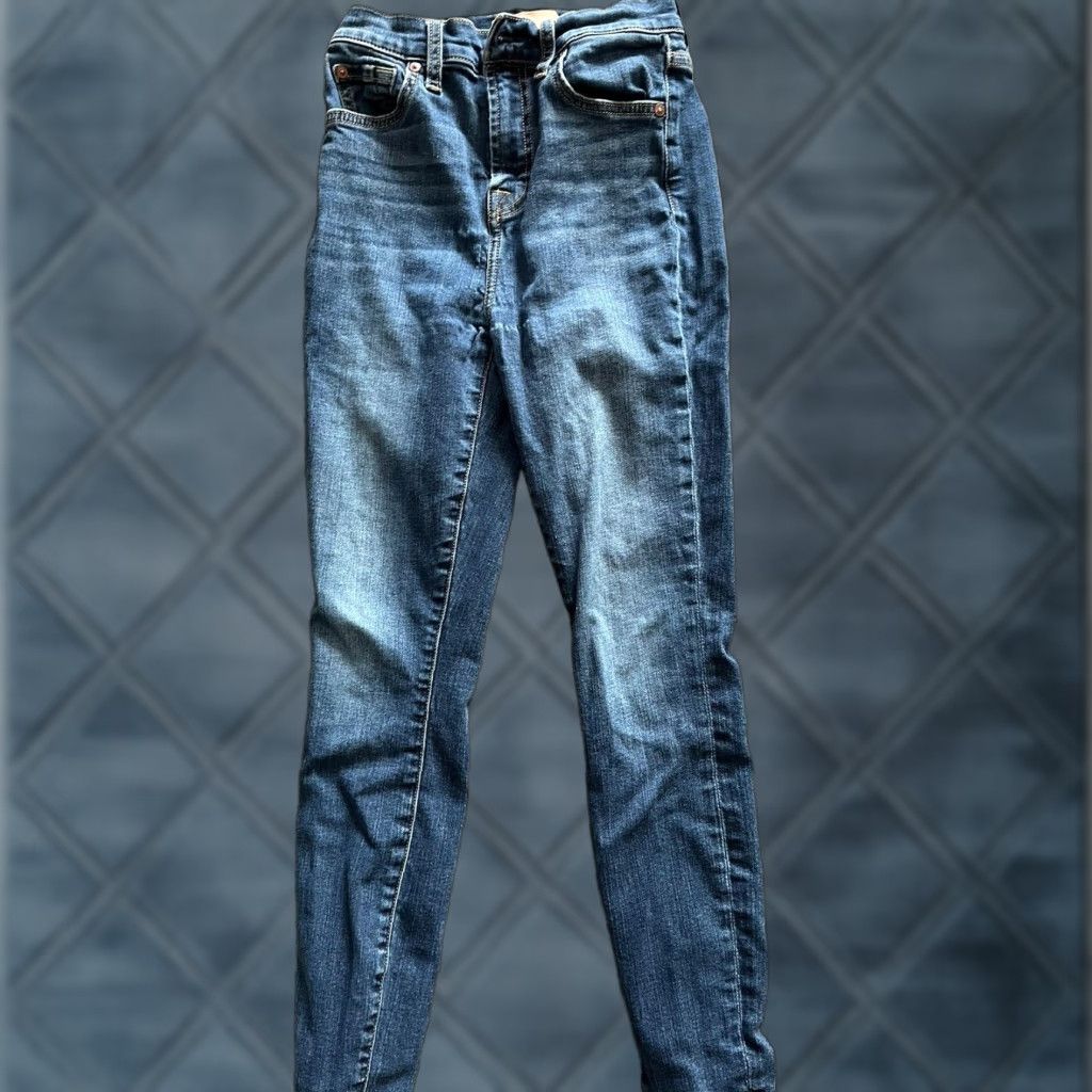 7 For All Mankind 7 For All Mankind Aubrey Jeans Womens Size 26 Tapered Denim Blue Medium Wash Size 26" / US 2 / IT 38 - 1 Thumbnail