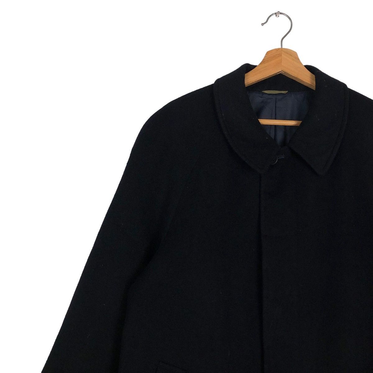 Japanese Brand 🔥Vtg Wool Long Jacket Rich Black D’Urban Yohji Yamamoto Size US M / EU 48-50 / 2 - 7 Thumbnail