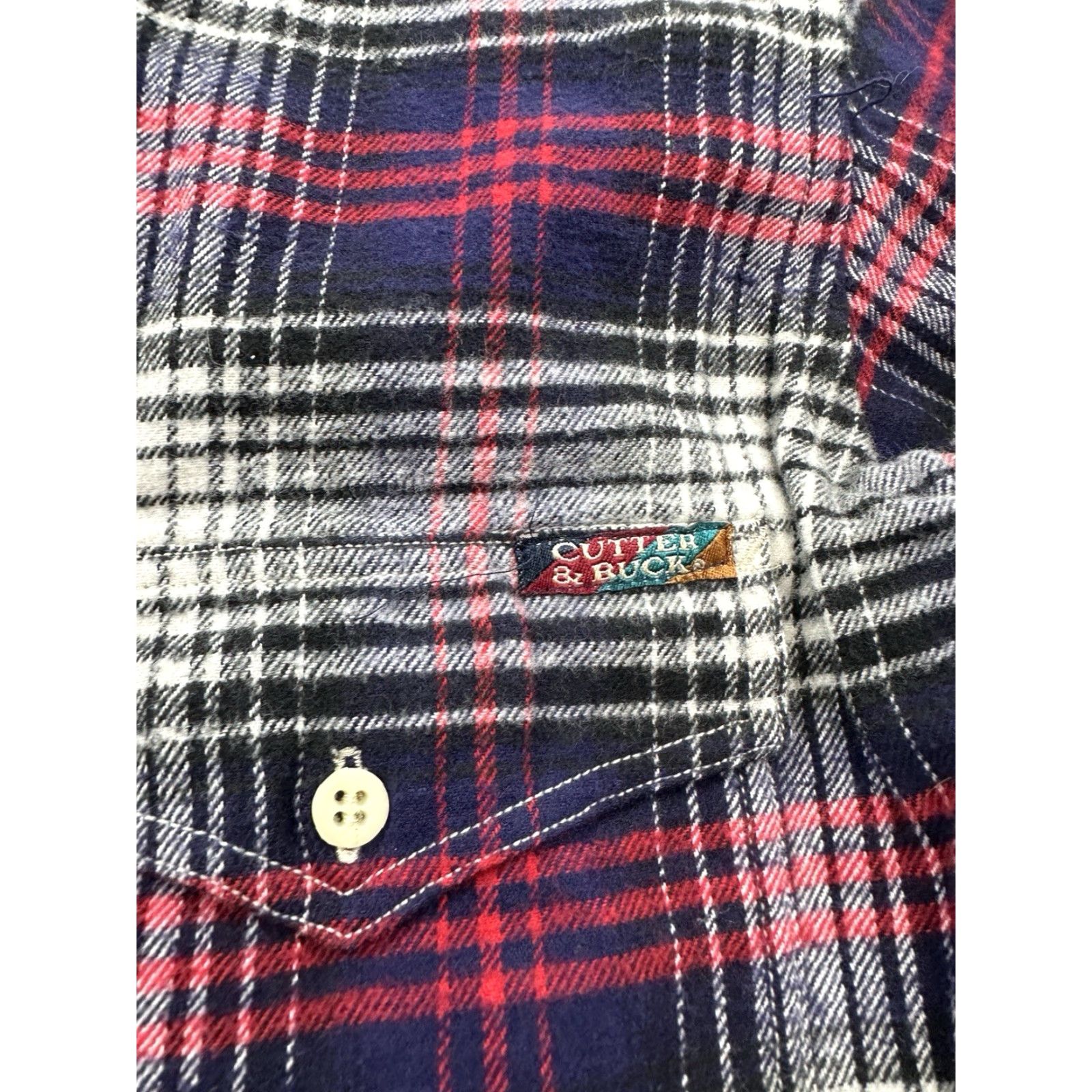 Cutter & Buck Cutter & Buck Shirt Mens Medium Plaid Long Sleeve Button Up Golf Classic Multicolor Size US M / EU 48-50 / 2 - 3 Thumbnail
