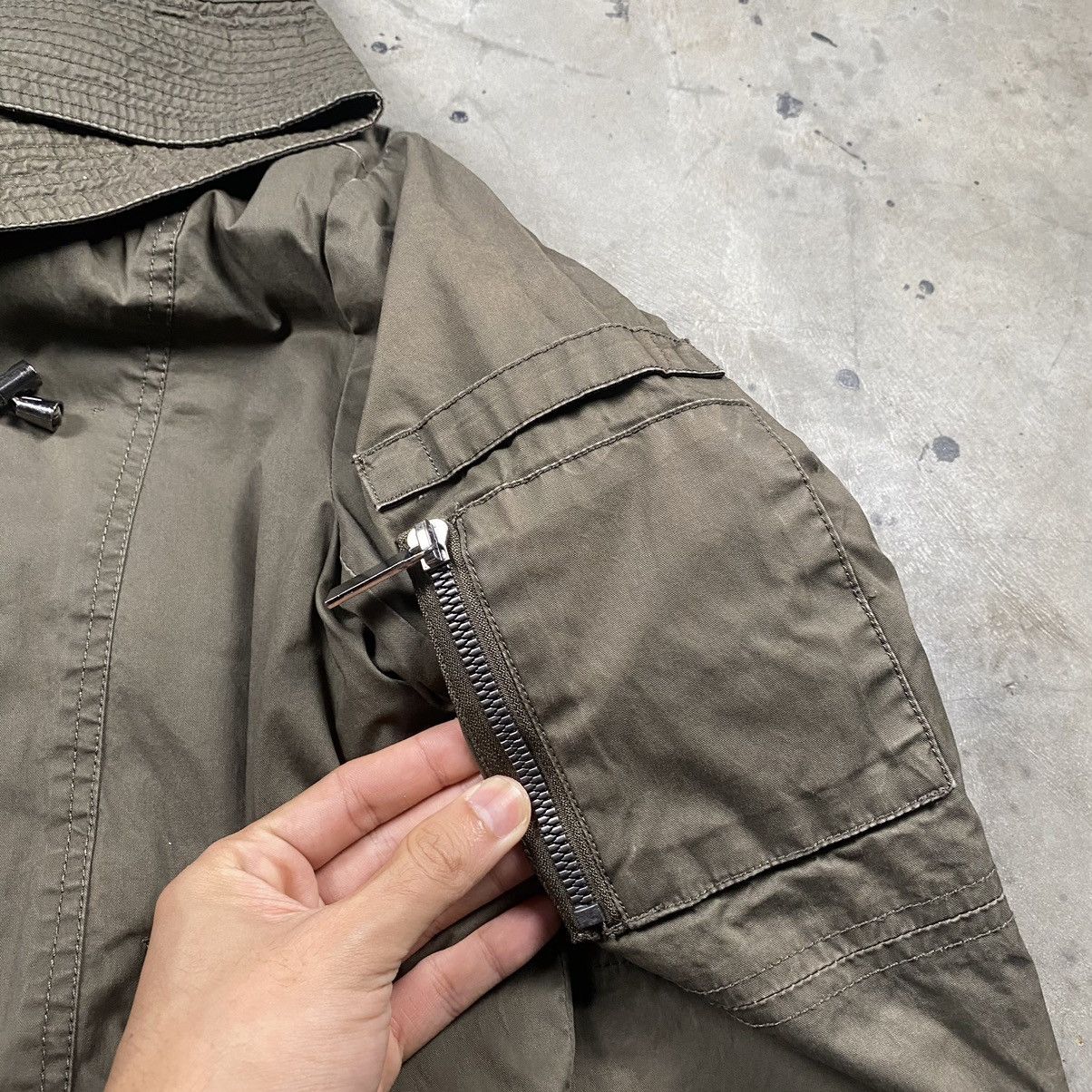 FCUK × French Connection Rare French Connection Hooded Crop Zip Up Jacket Size S / US 4 / IT 40 - 4 Thumbnail