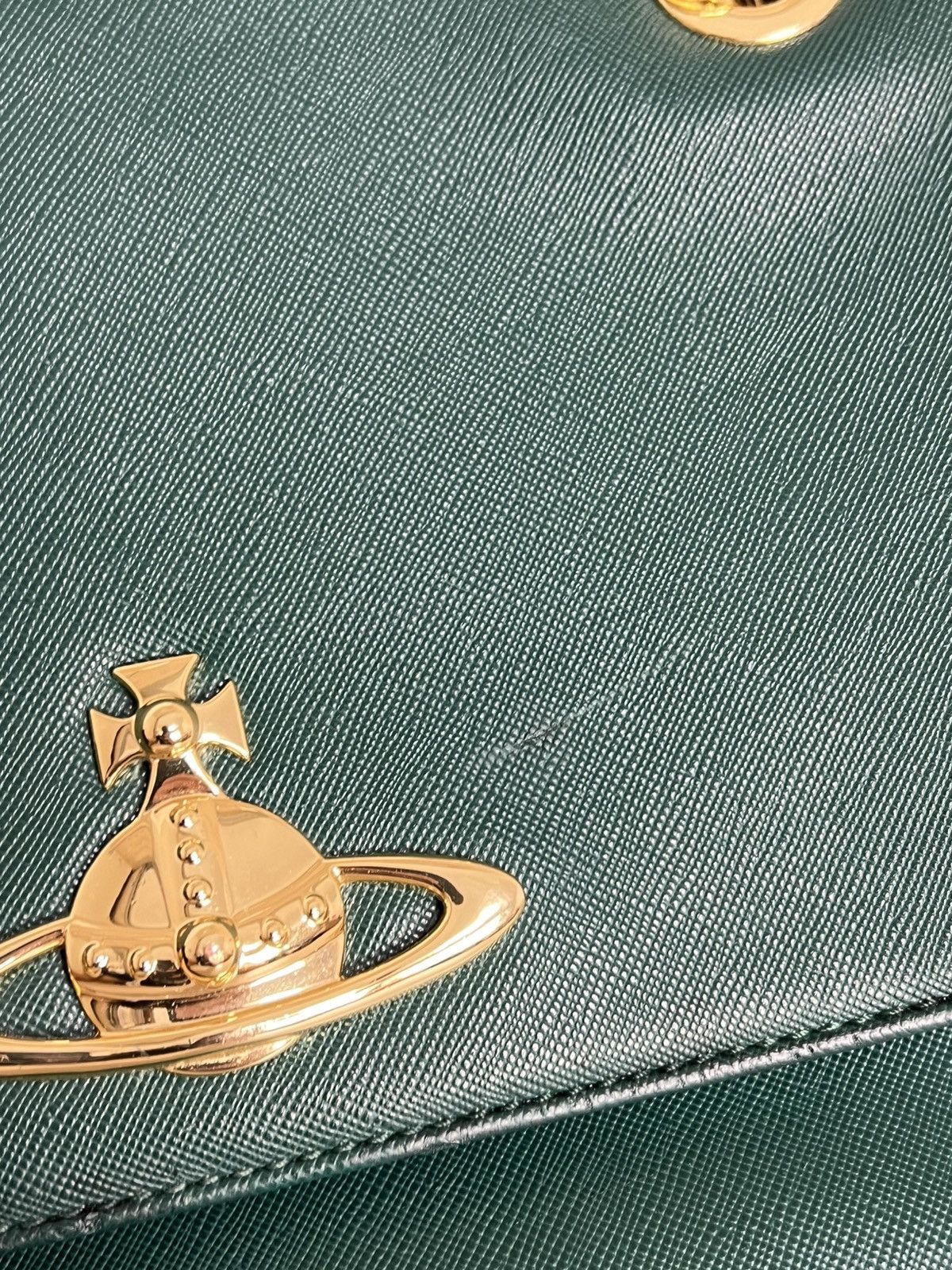 Vivienne Westwood Vivienne Westwood Anglomania Saffiano Orb Shoulder Bag Size ONE SIZE - 7 Thumbnail