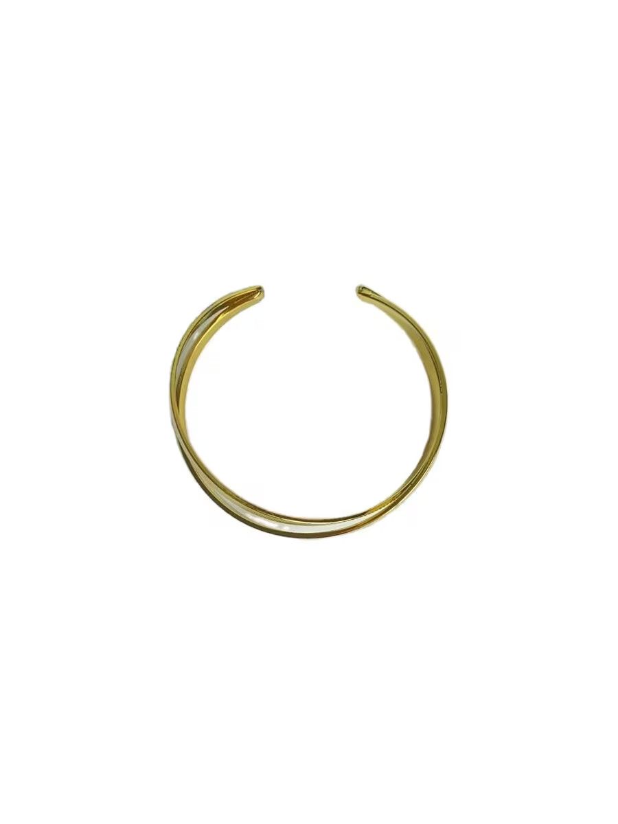 Double Layered Bangle Bracelet