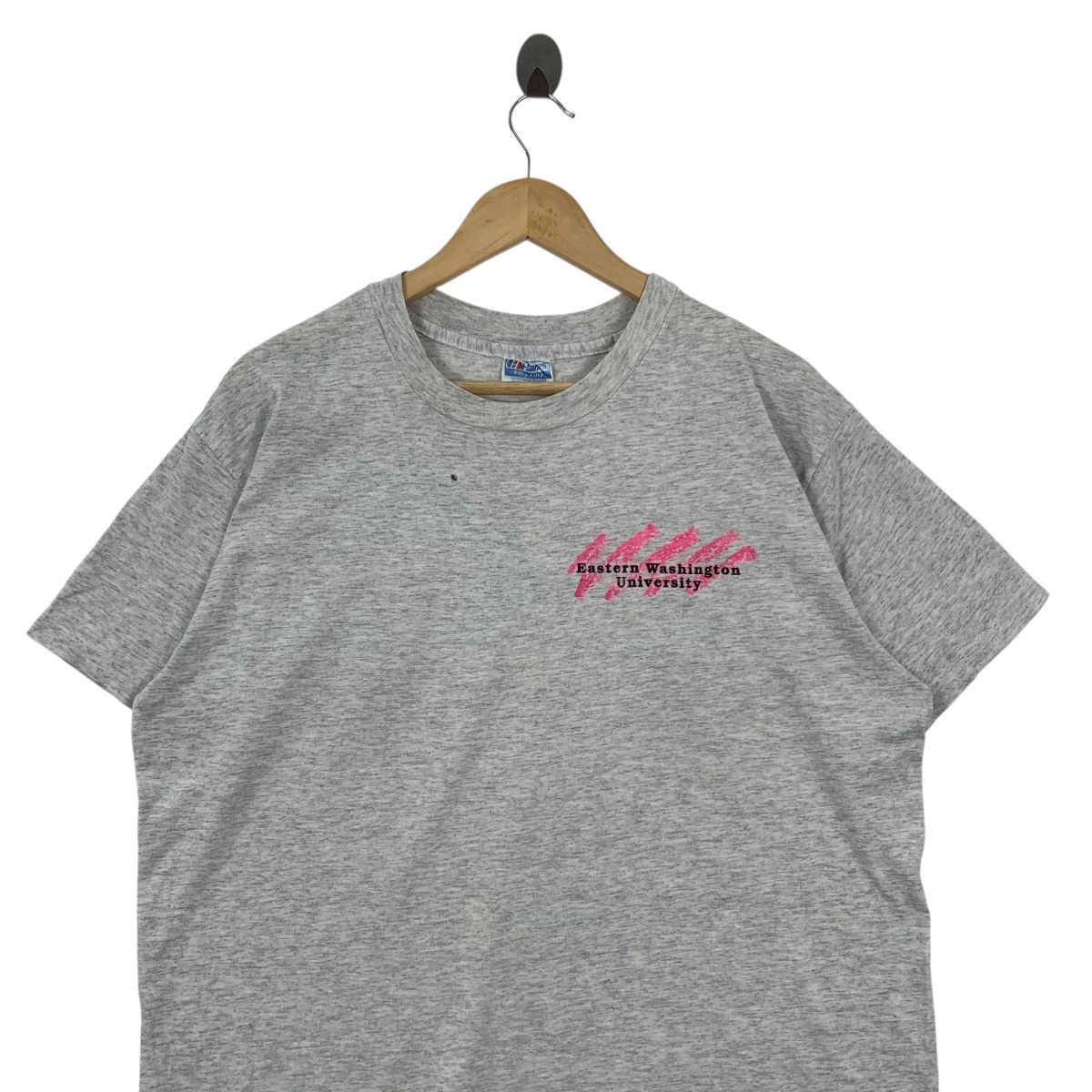 Vintage Vintage 80s EASTERN WASHINGTON UNIVERSITY Ewu Hanes Tshirt Size US L / EU 52-54 / 3 - 4 Thumbnail