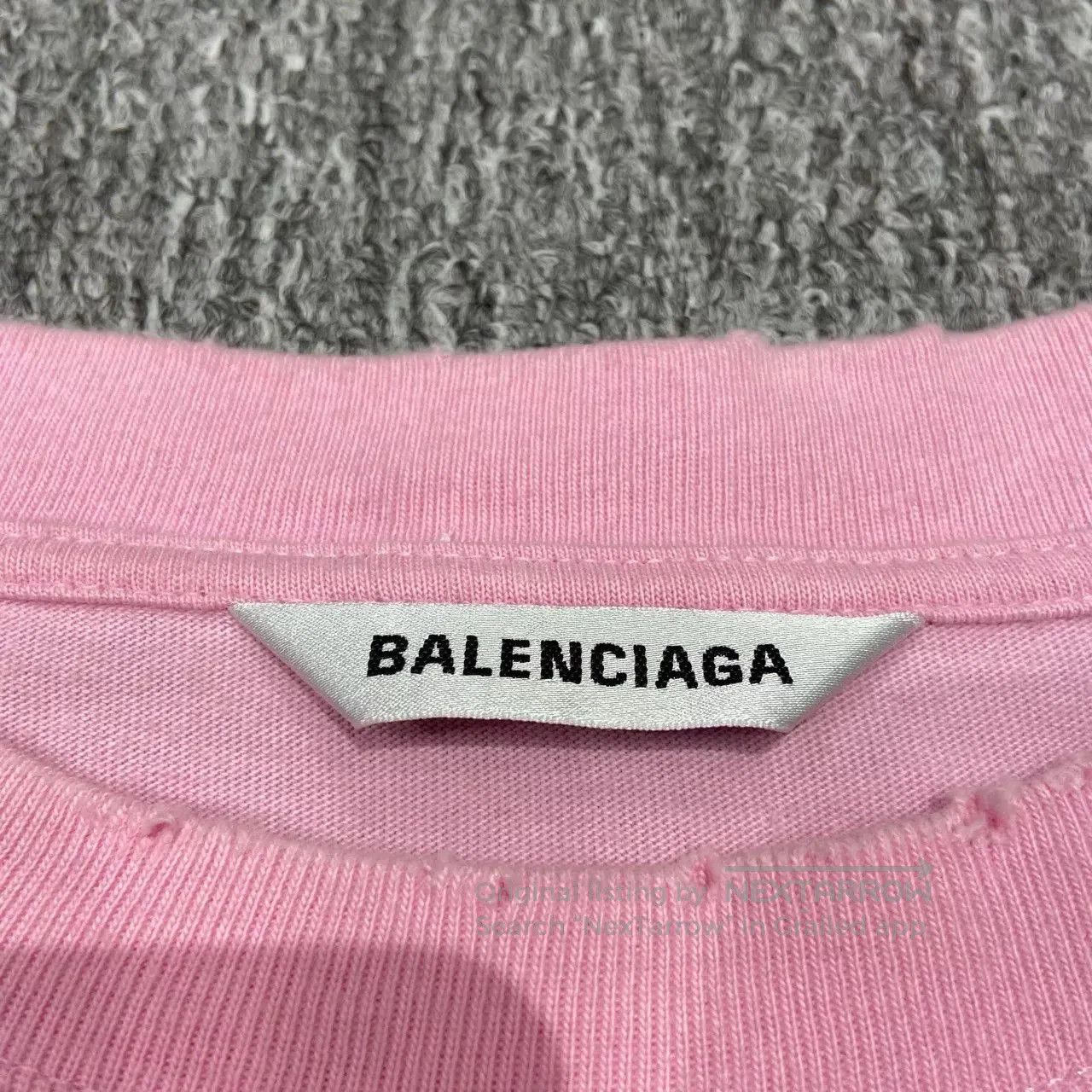 Balenciaga Balenciaga Pink Heart Sweatshirt XS. Size XS / US 0-2 / IT 36-38 - 4 Thumbnail