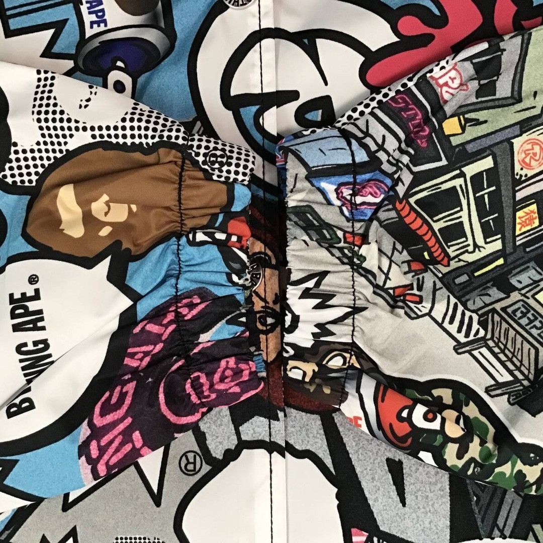Bape BAPE COMIC ART coach jacket a bathing ape Size US S / EU 44-46 / 1 - 4 Thumbnail