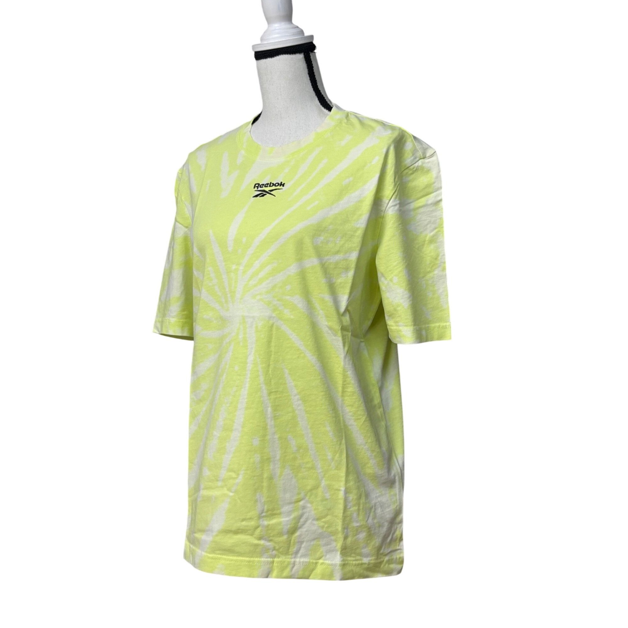 Reebok Reebok Unisex Classics Tie-Dye T-Shirt in Semi Energy Glow S Size XS / US 0-2 / IT 36-38 - 4 Thumbnail