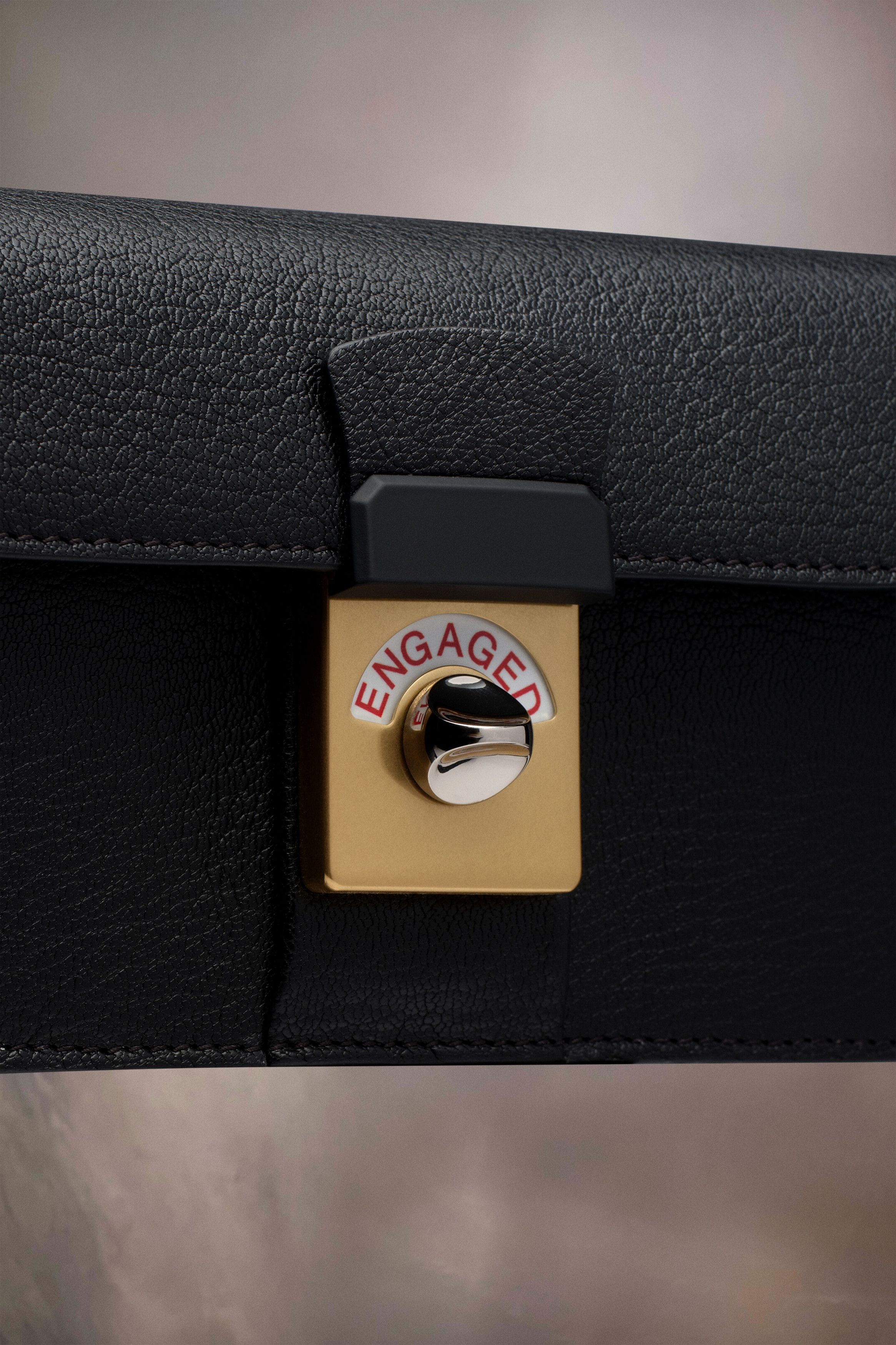 Maison Margiela oc11z0325 Size: OS / New Lock Horizontal Bag in Black Size ONE SIZE - 2 Thumbnail