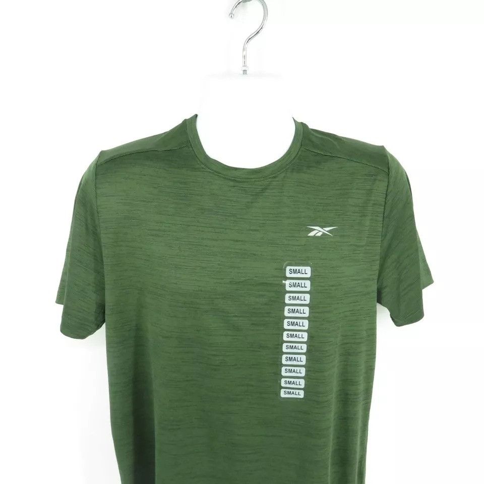 Reebok Reebok Men's Small Green Short Sleeve T-Shirt NWT Size US S / EU 44-46 / 1 - 3 Thumbnail