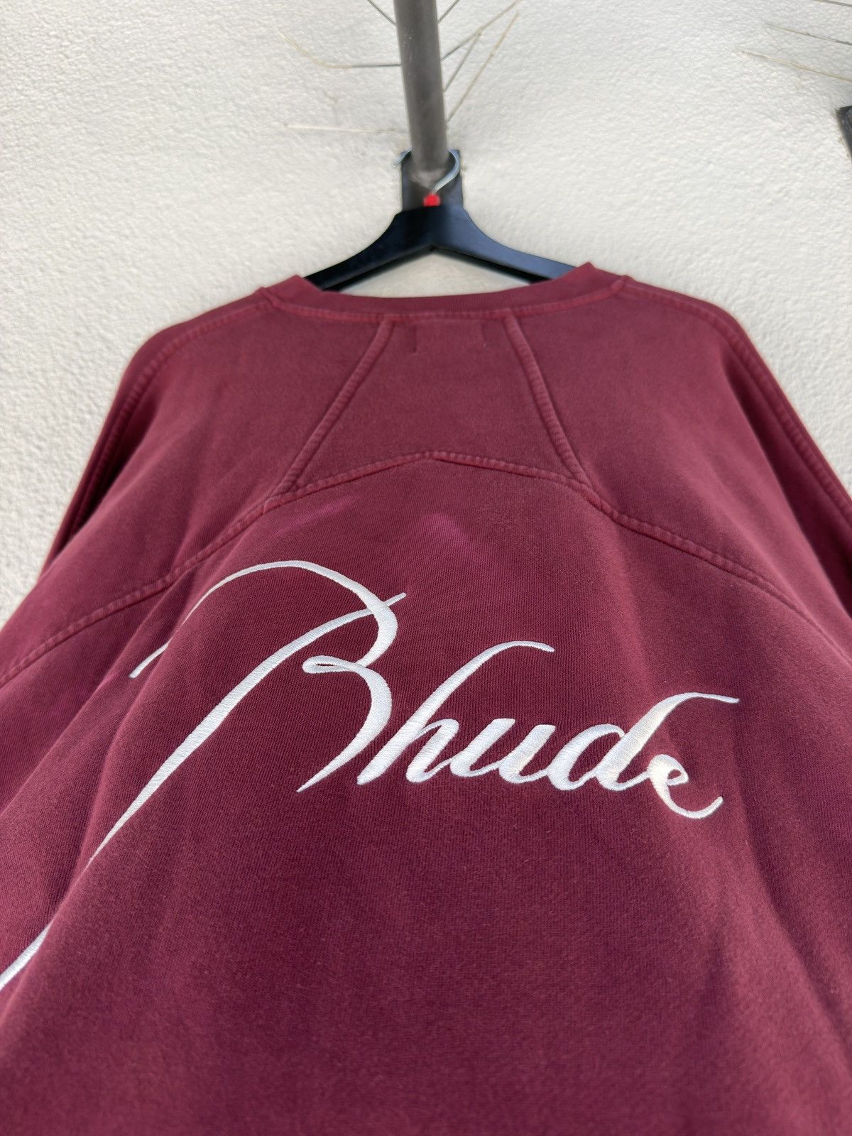 Rhude Rhude maroon heavyweight crew with tags Size US L / EU 52-54 / 3 - 2 Thumbnail