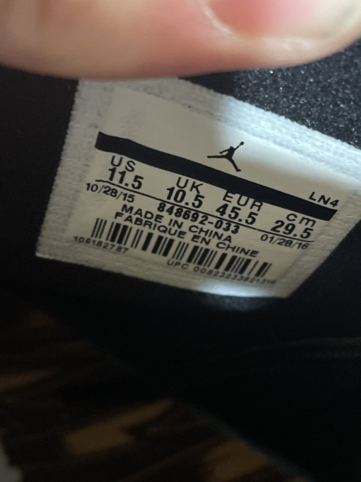 Jordan Brand Air Jordan 12 Wings 2016 Size 11.5 Size US 11.5 / EU 44-45 - 13 Thumbnail