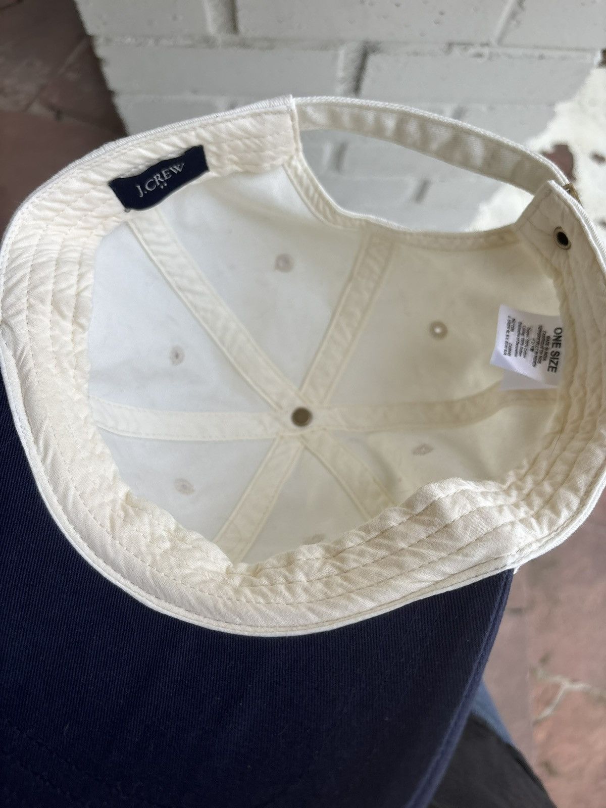 J.Crew Jcrew Blank and Blue Hat Size ONE SIZE - 3 Thumbnail