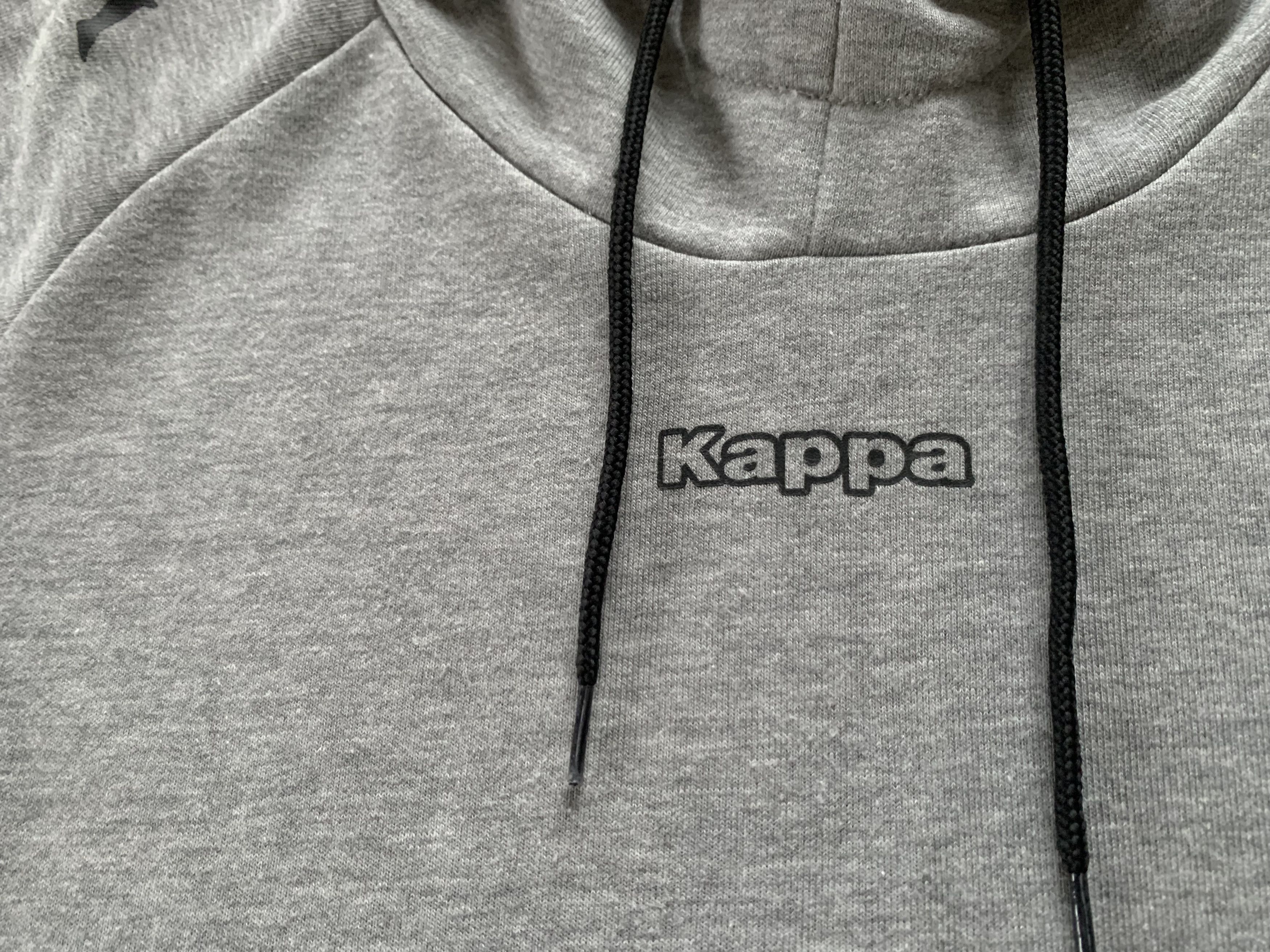 Kappa Kappa Grey Spellout Logo Hoodie Size US S / EU 44-46 / 1 - 5 Thumbnail