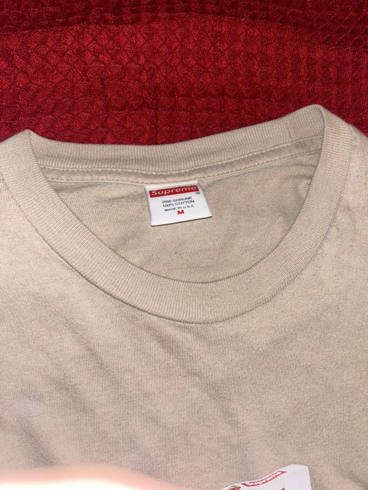 2018 Supreme Luden's Cherry Tee Beige/Tan